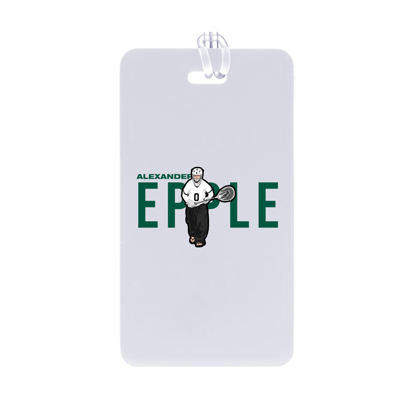 Bag Tag — Player Name in Classic