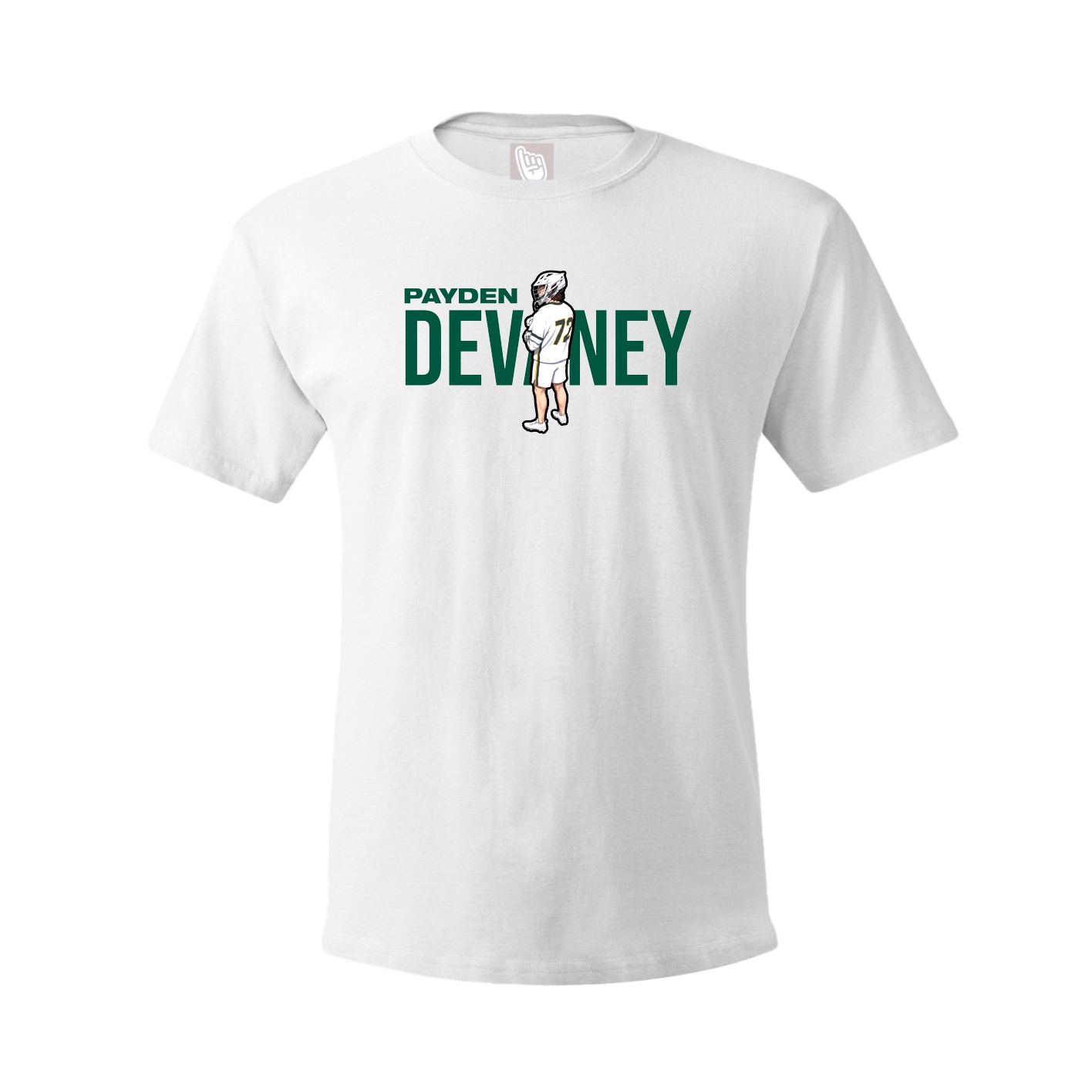 Youth Tee — Player Name in White