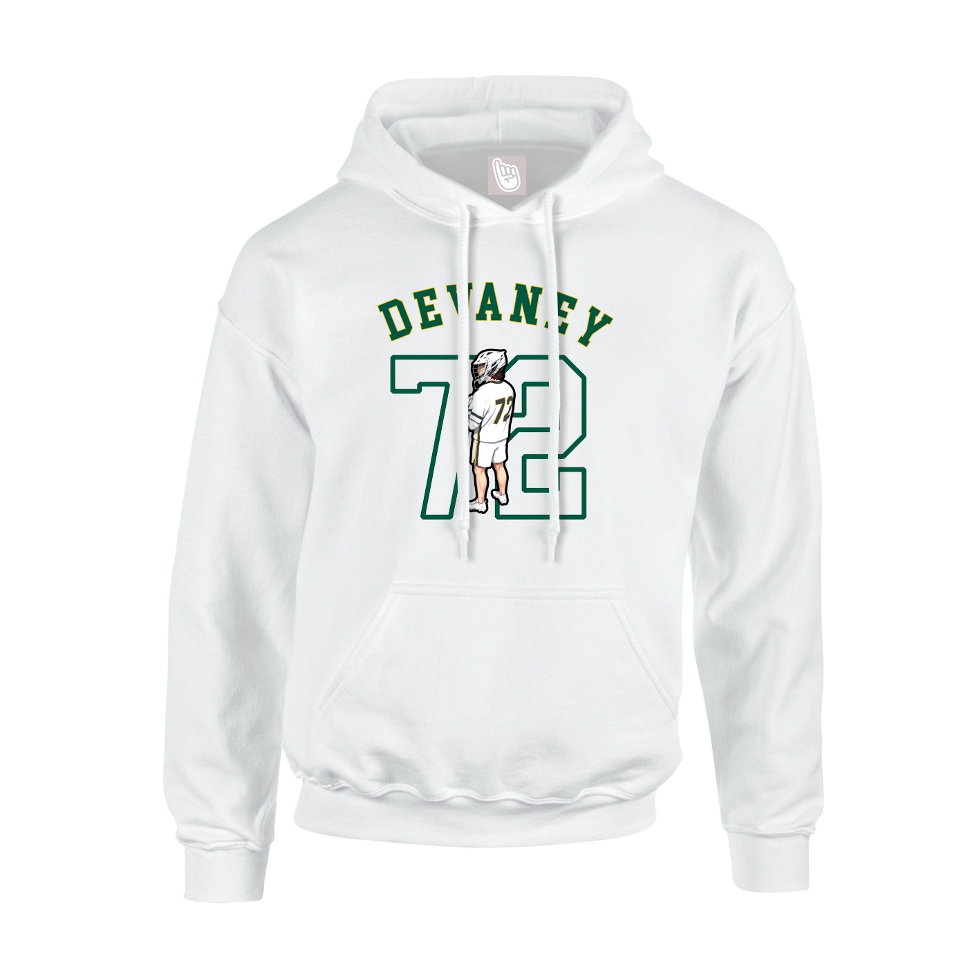 Youth Hoodie — Shirsey Arch in White
