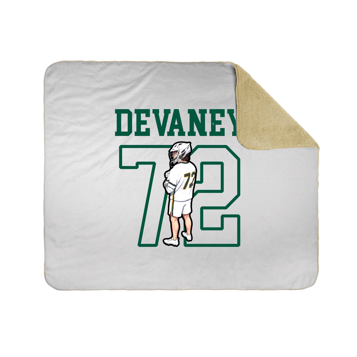 Throw Blanket — Shirsey in White
