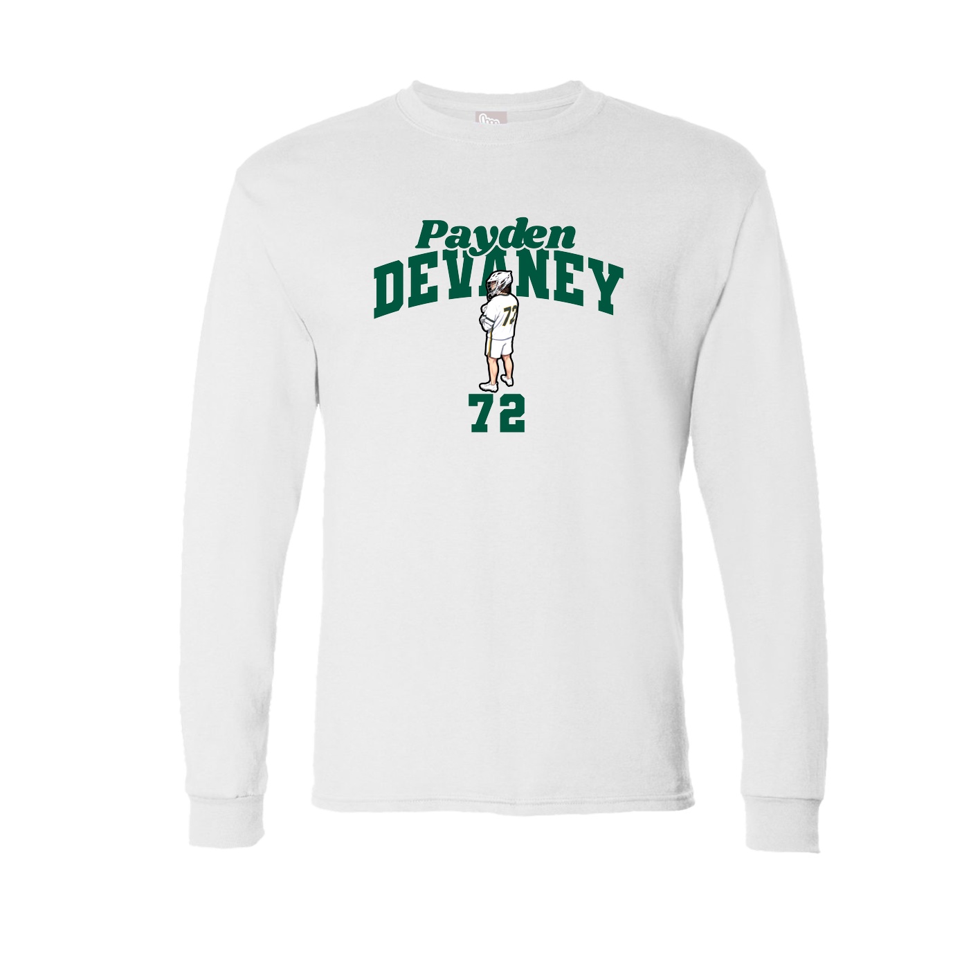 Long Sleeve Tee — Signature Arch in White