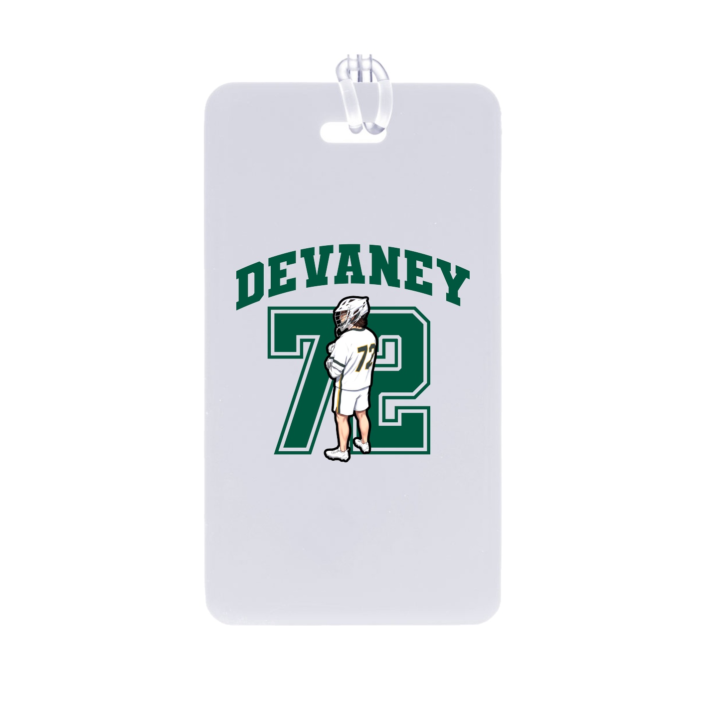 Bag Tag — Number in Classic