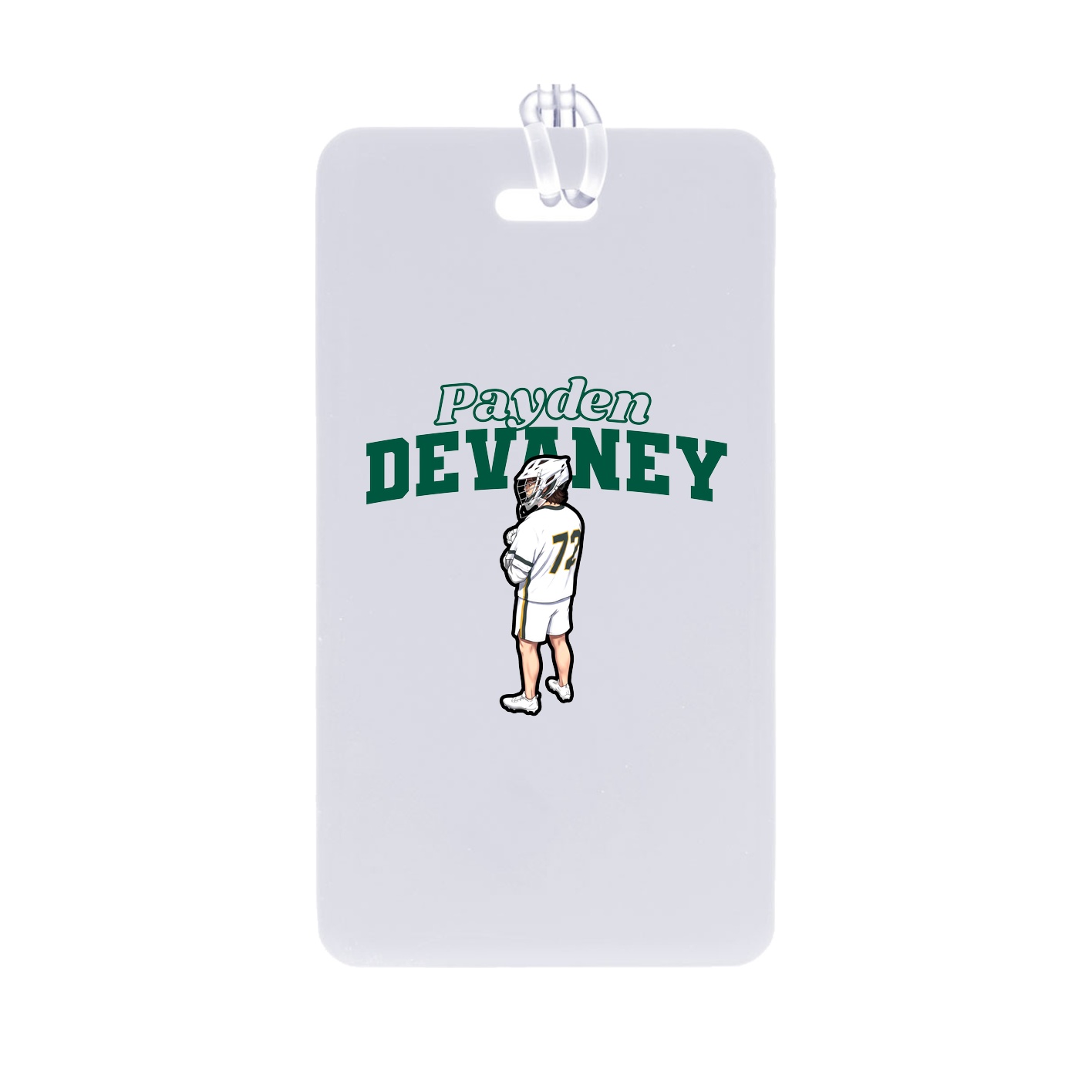 Bag Tag — Name Arch in Classic