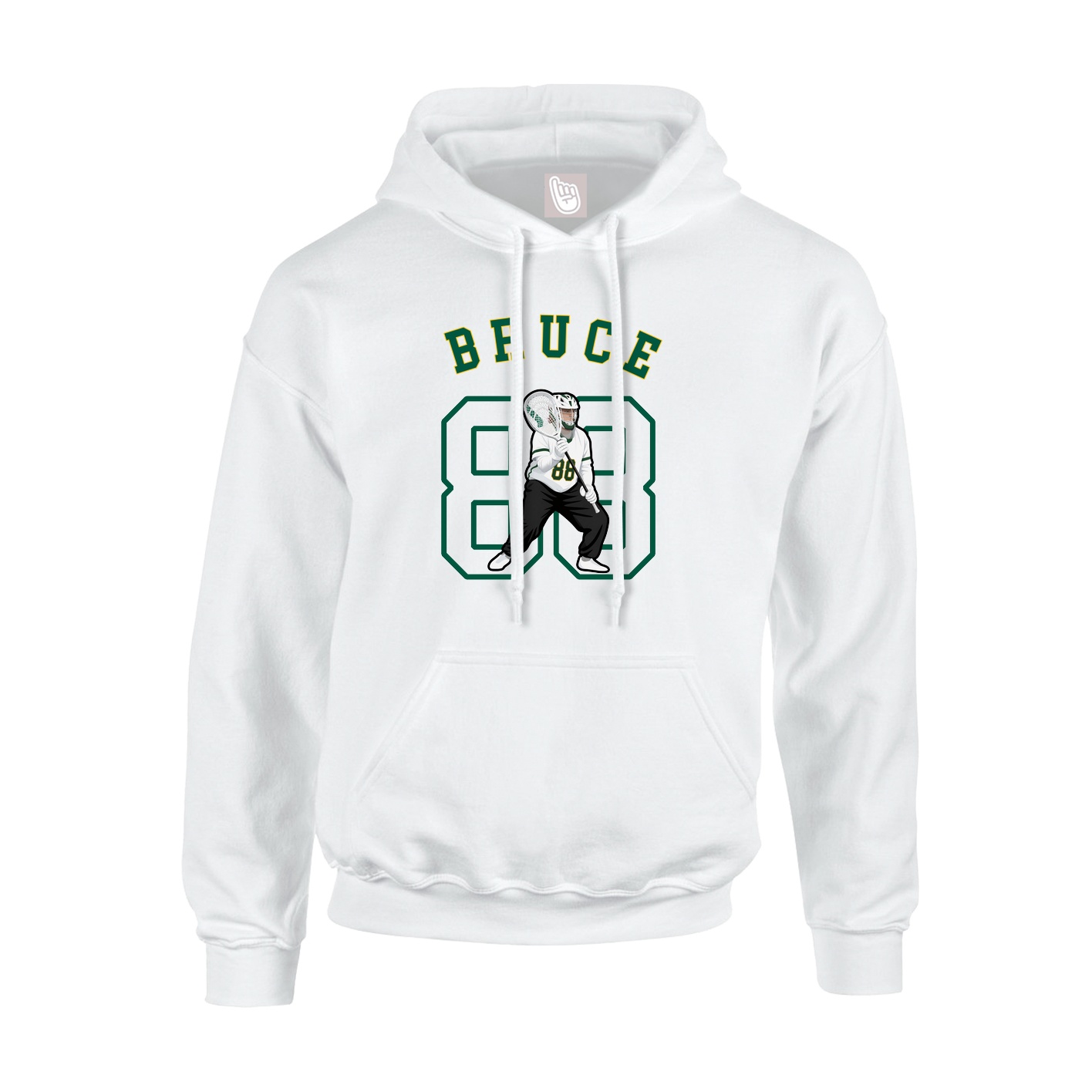 Hoodie — Shirsey Arch in White