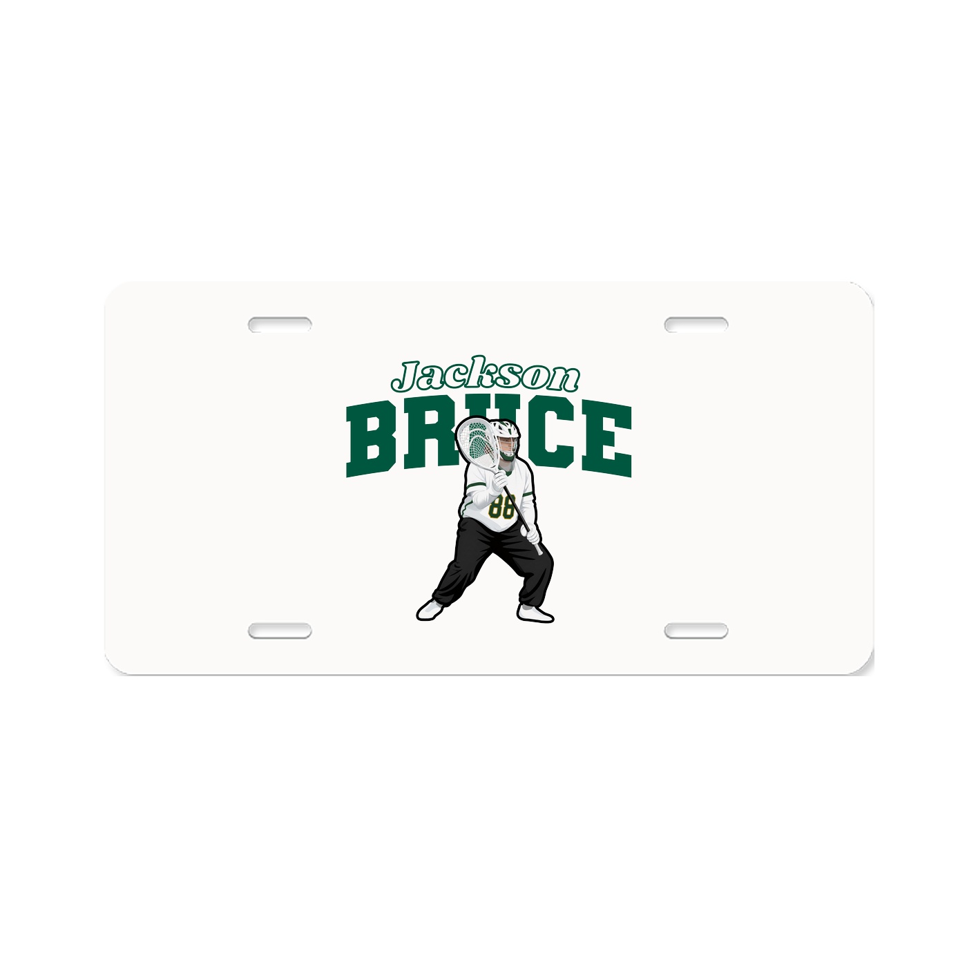License Plate — Name Arch in Classic