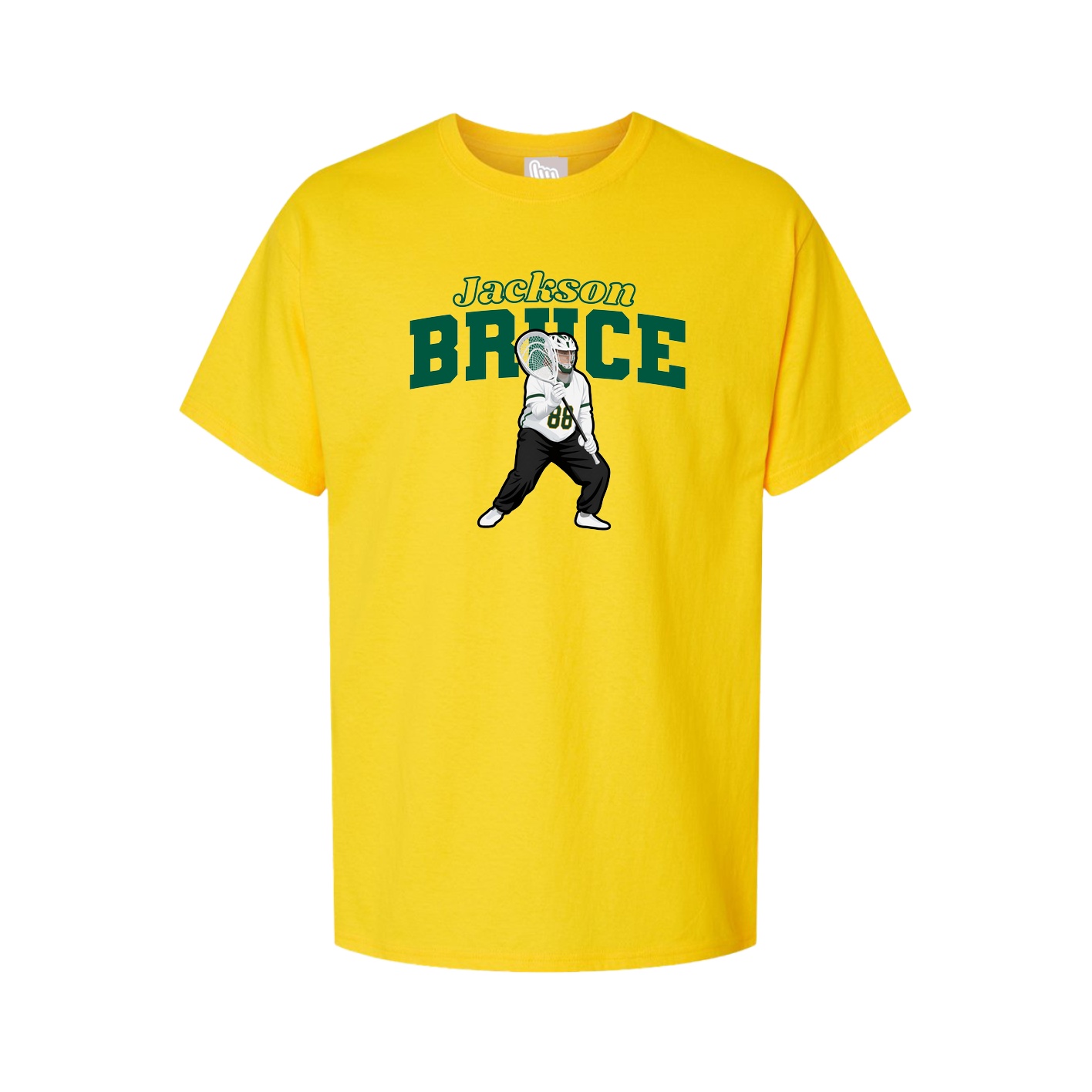Youth Tee — Name Arch in Gold