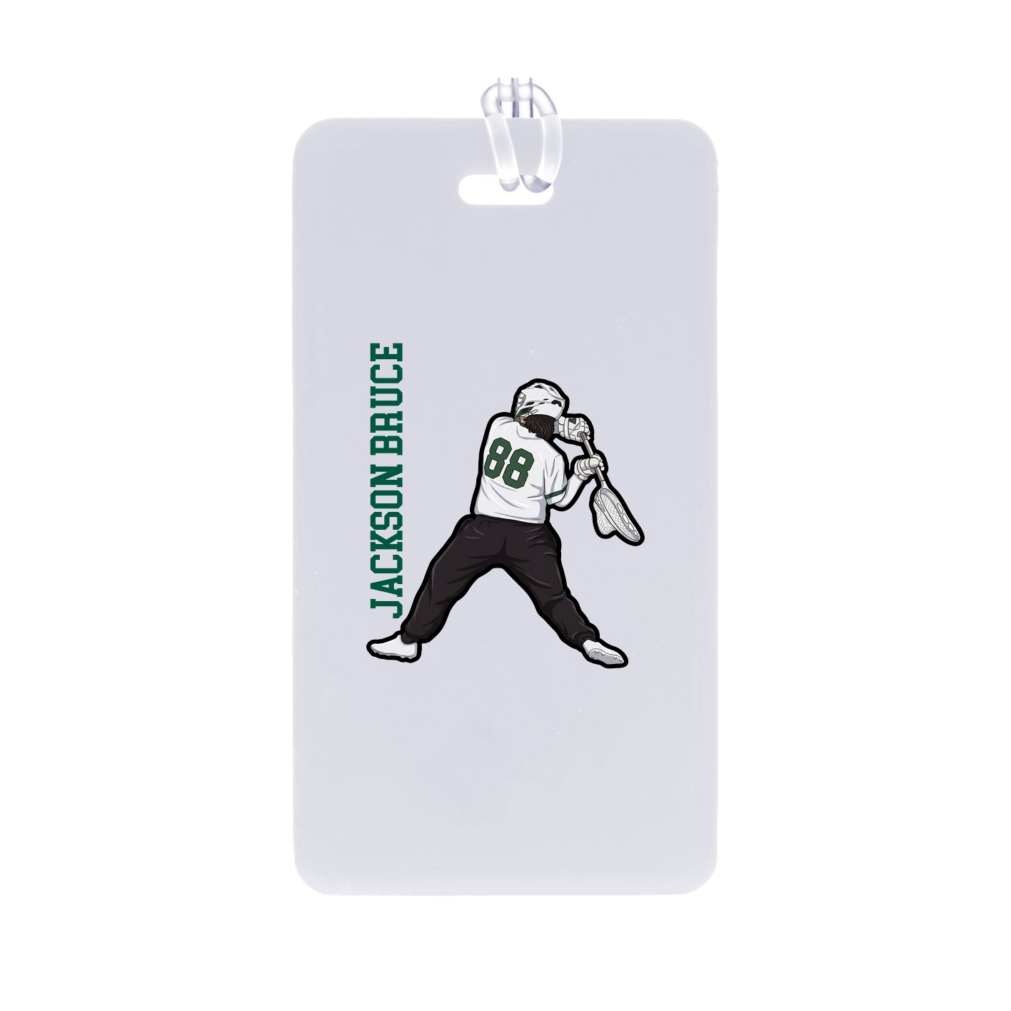 Bag Tag — Name Vertical in Classic