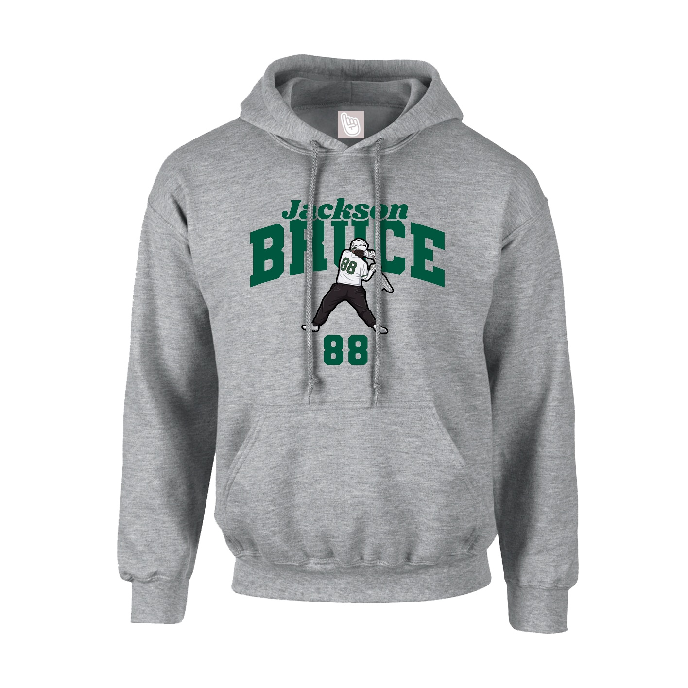 Hoodie — Signature Arch in Grey