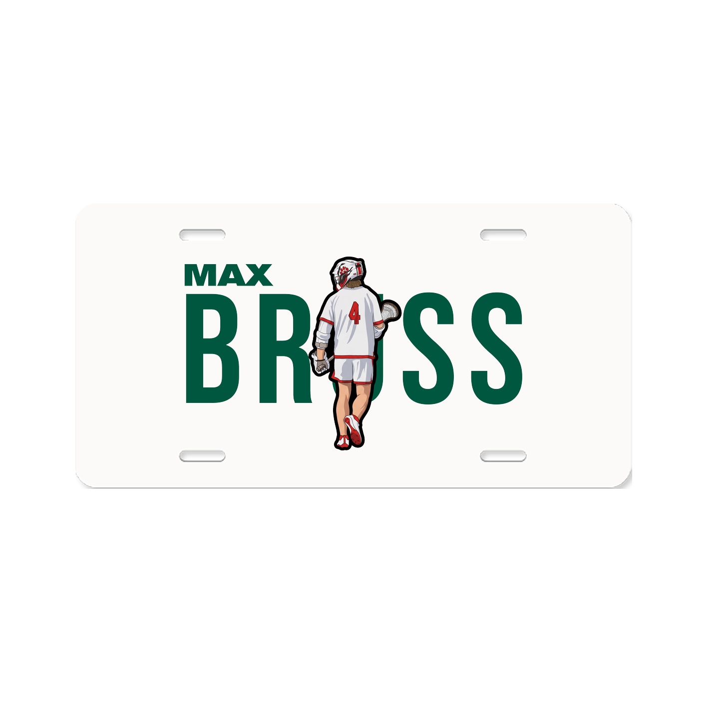 License Plate — Player Name in Classic