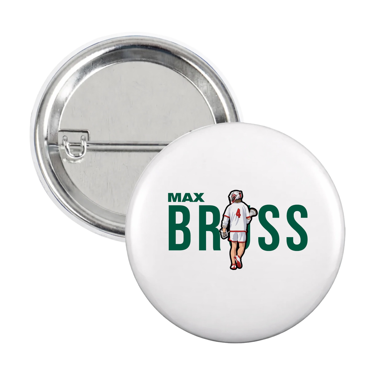 Game Day Button — Player Name in White
