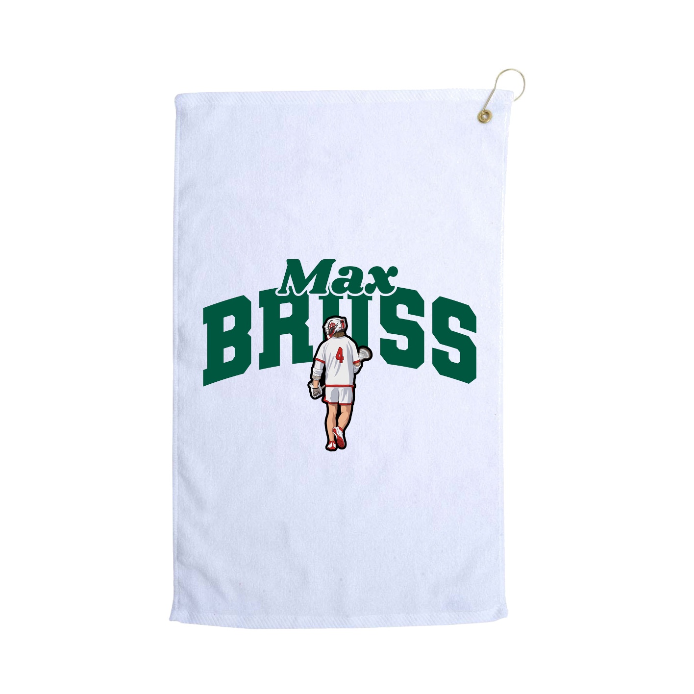 Golf Towel — Signature Arch in White