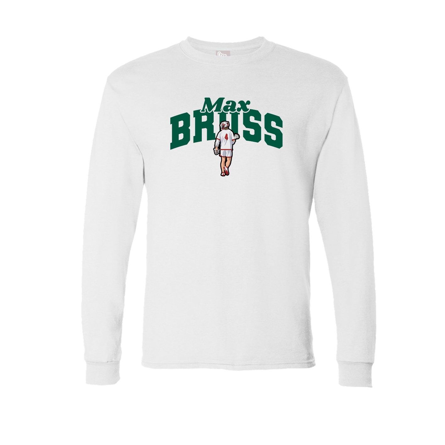 Long Sleeve Tee — Signature Arch in White