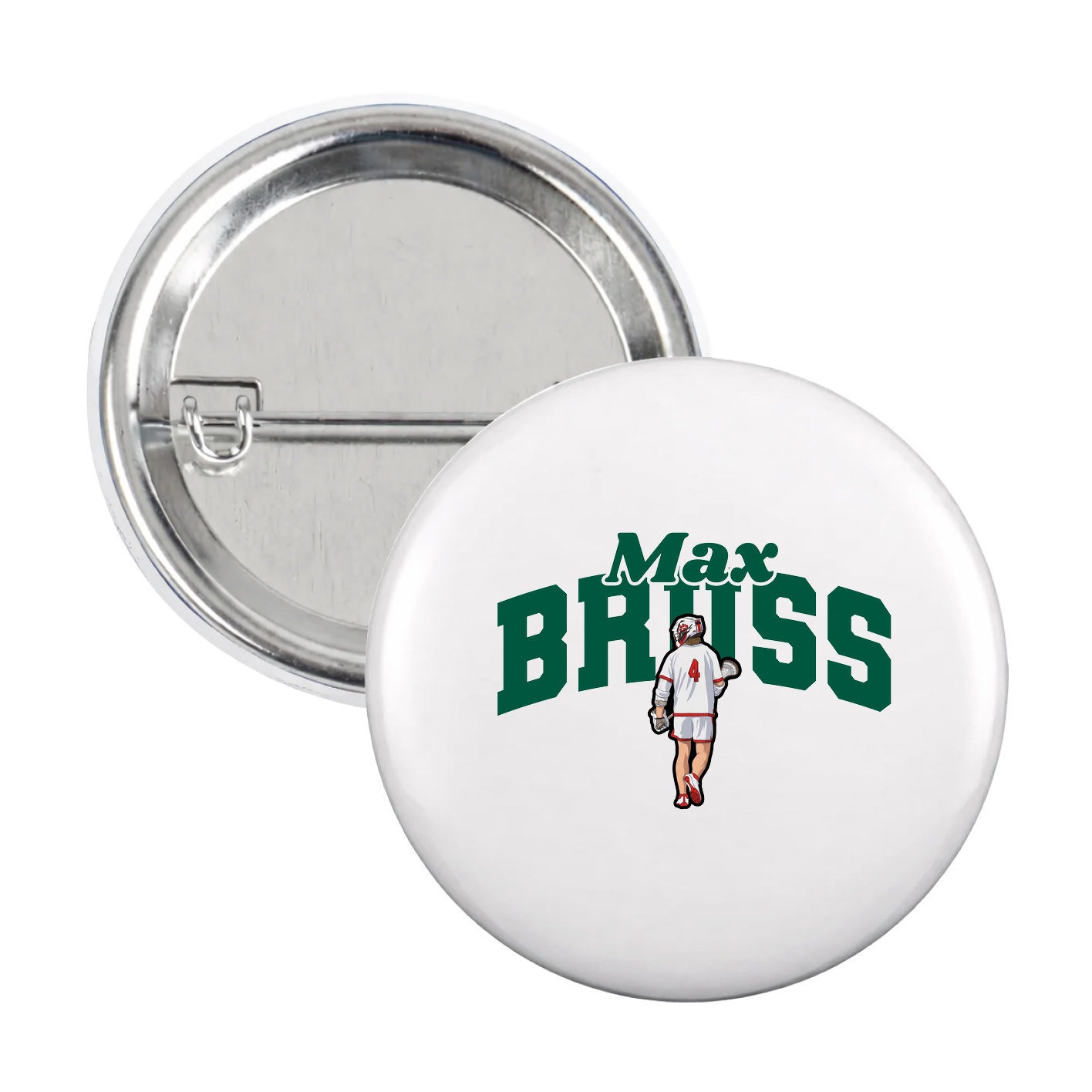 Game Day Button — Signature Arch in White
