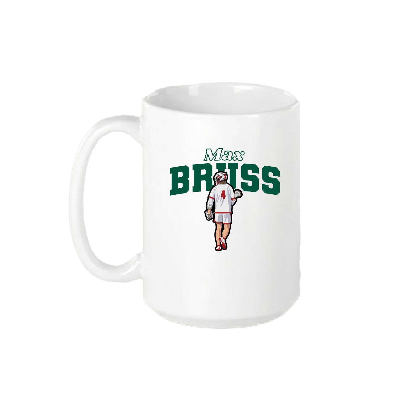 15oz Coffee Mug — Name Arch in White