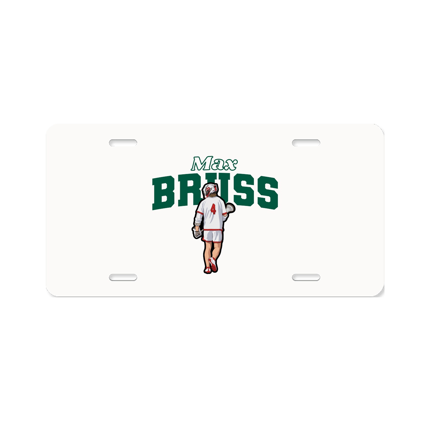 License Plate — Name Arch in Classic