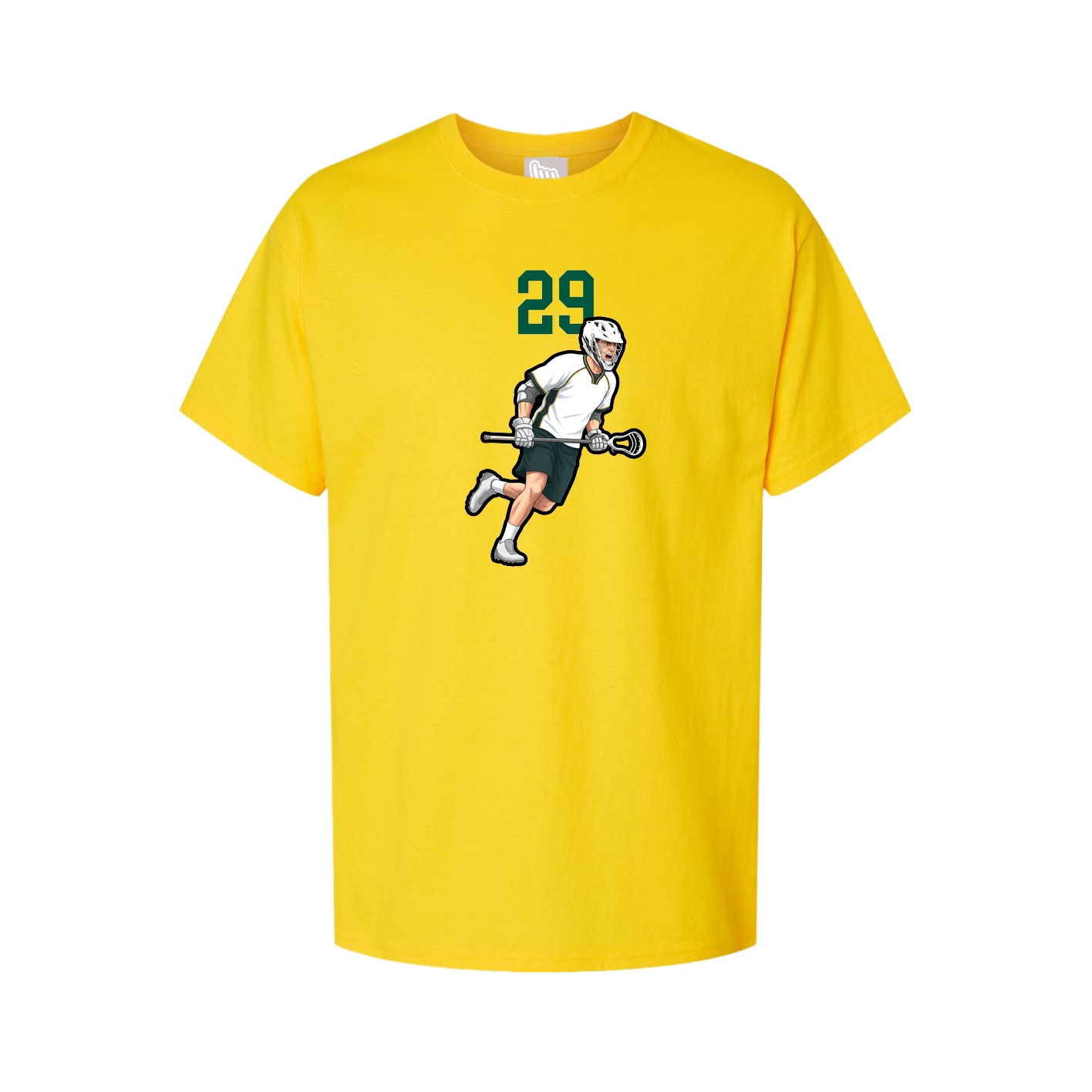 Youth Tee — Number Top in Gold