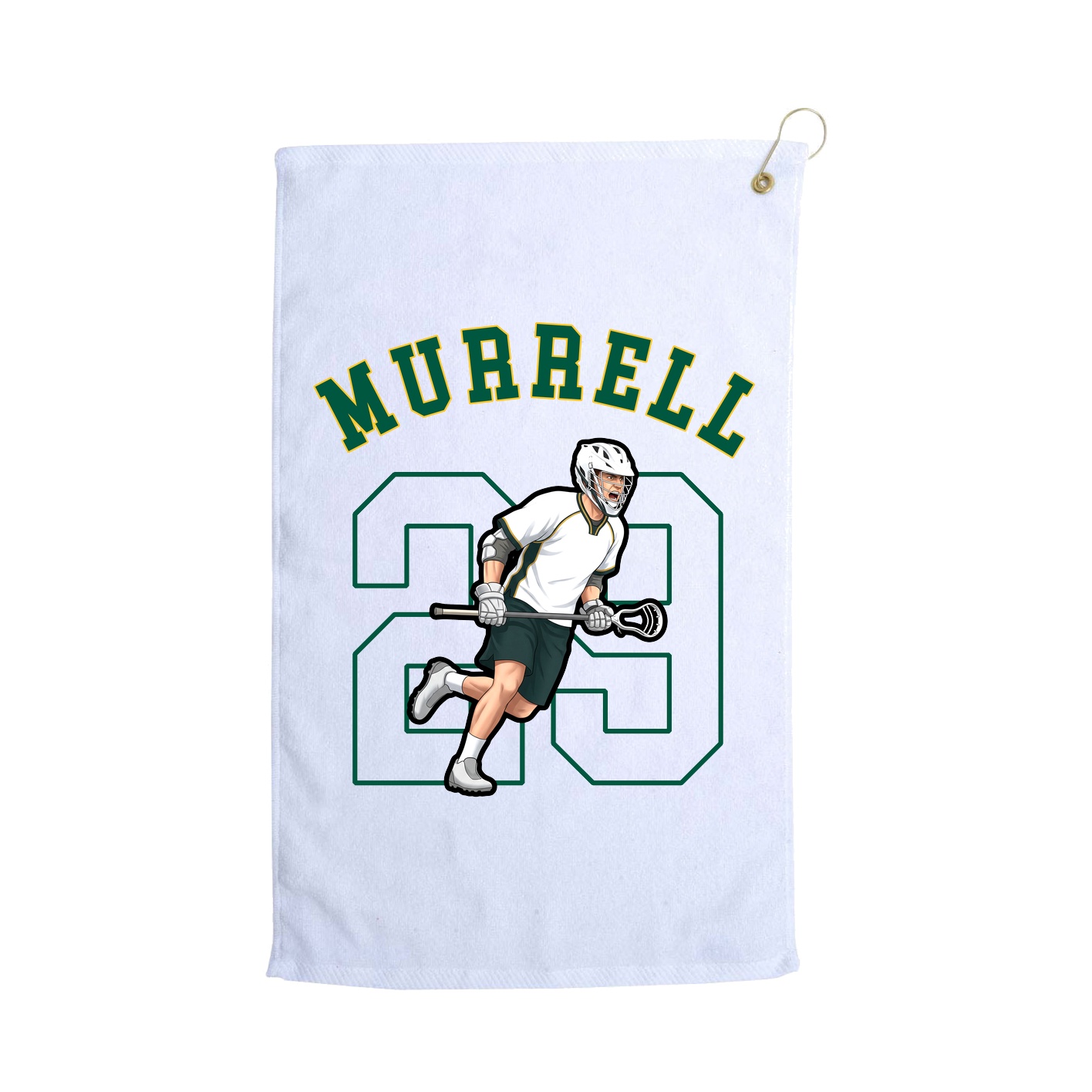 Golf Towel — Shirsey Arch in White