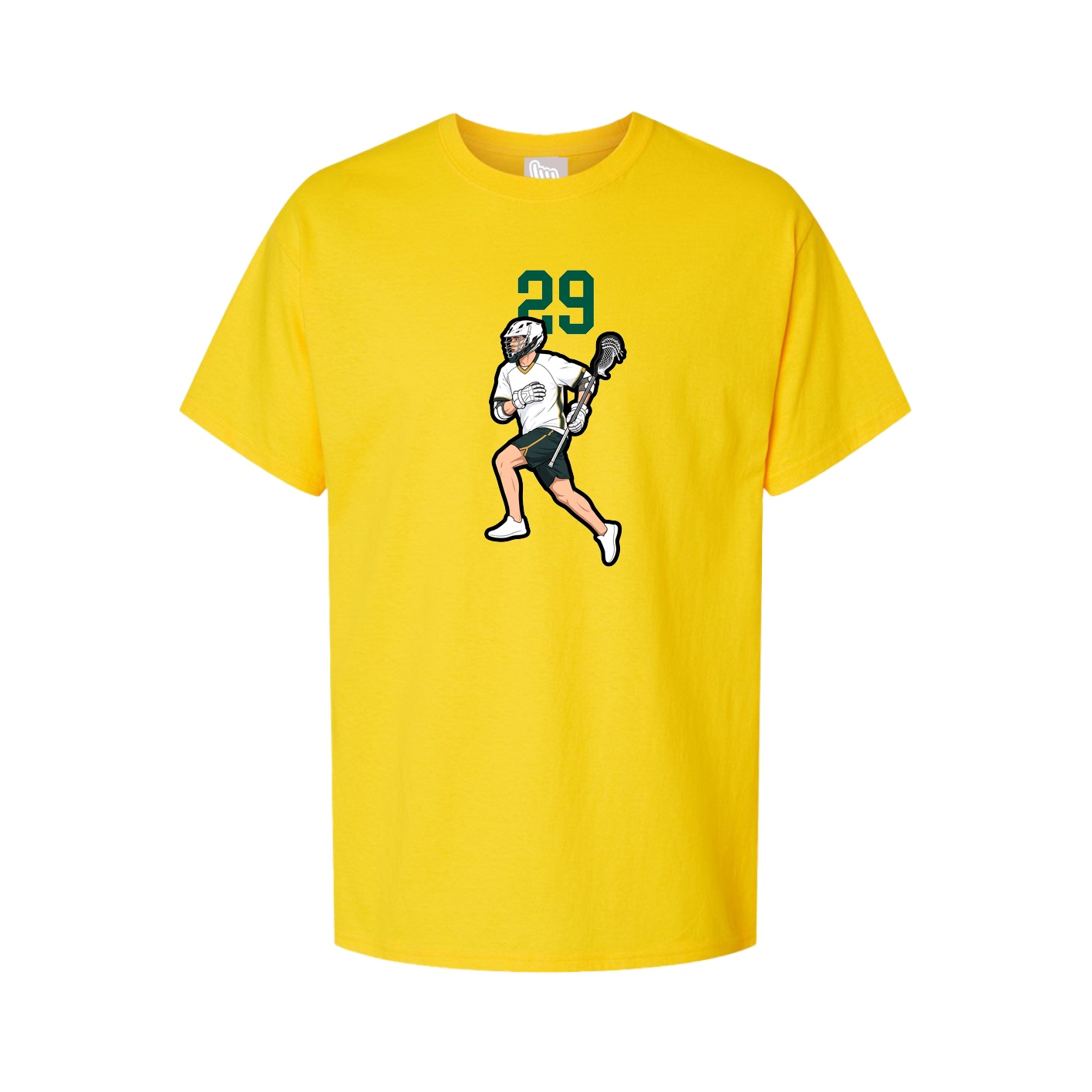 Youth Tee — Number Top in Gold