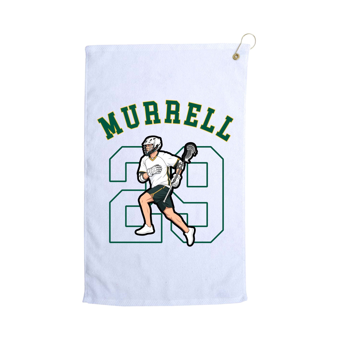 Golf Towel — Shirsey Arch in White