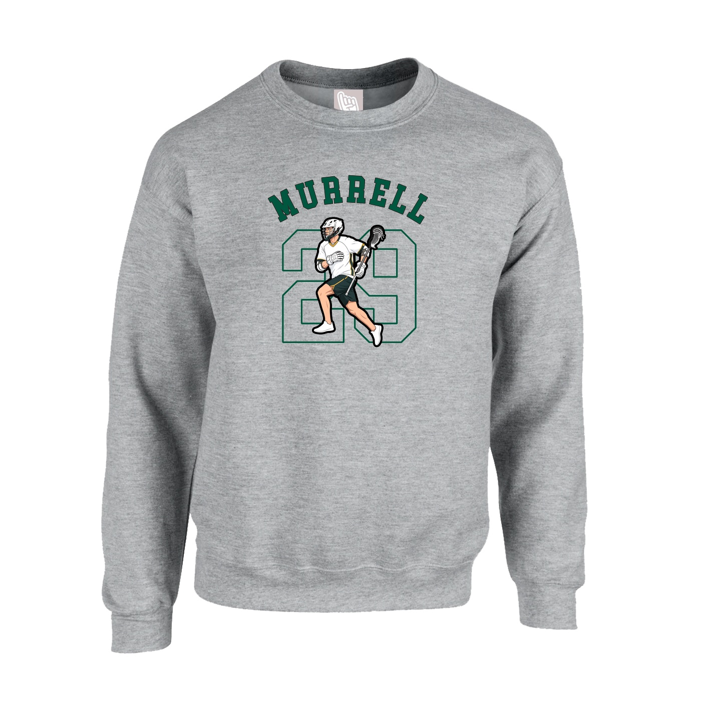 Fleece Crew — Shirsey Arch in Grey