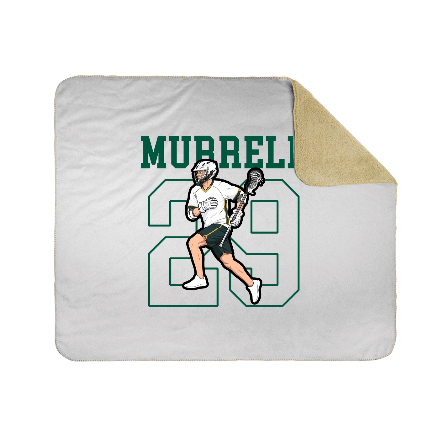 50x60 Sherpa Lined Throw Blanket
