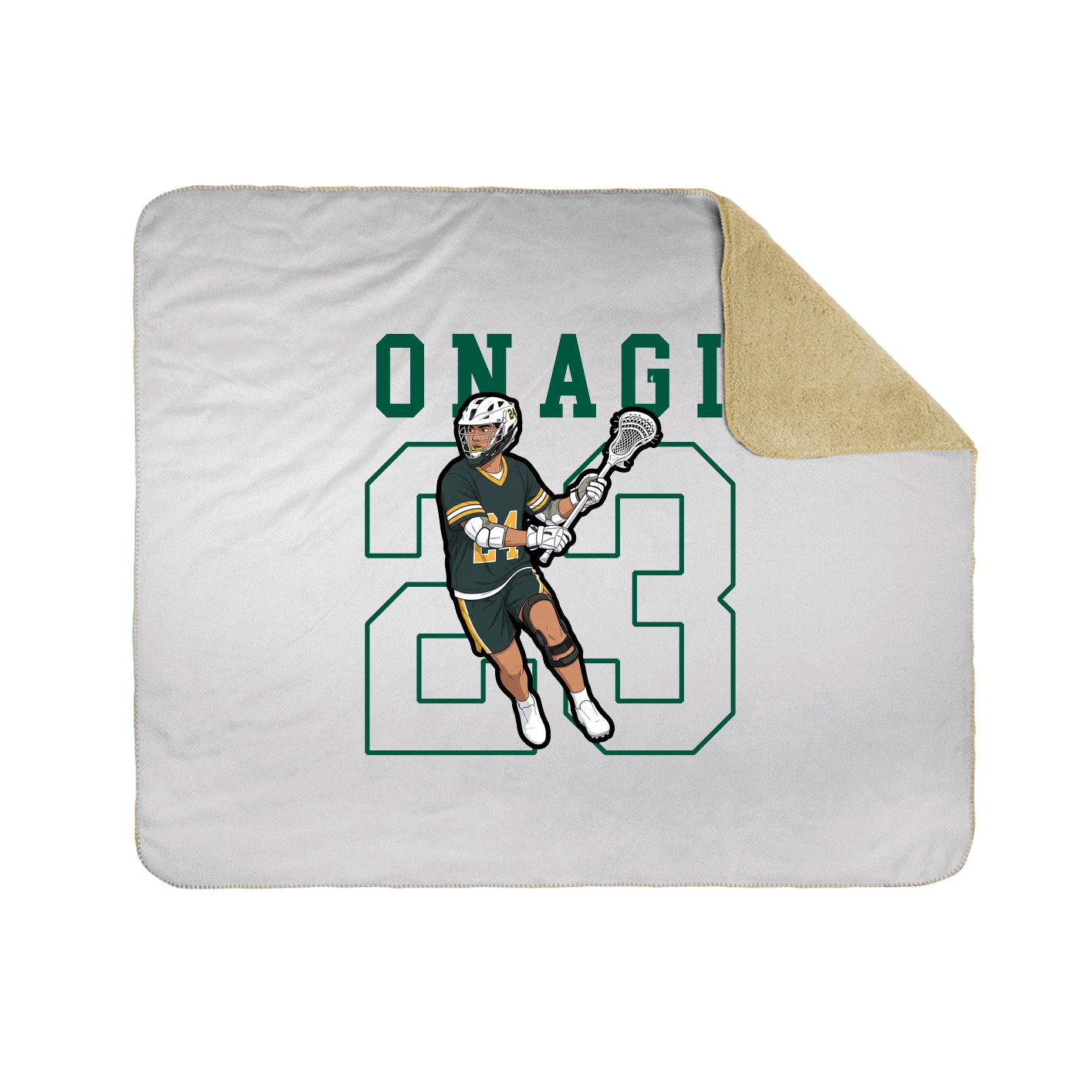 50x60 Sherpa Lined Throw Blanket