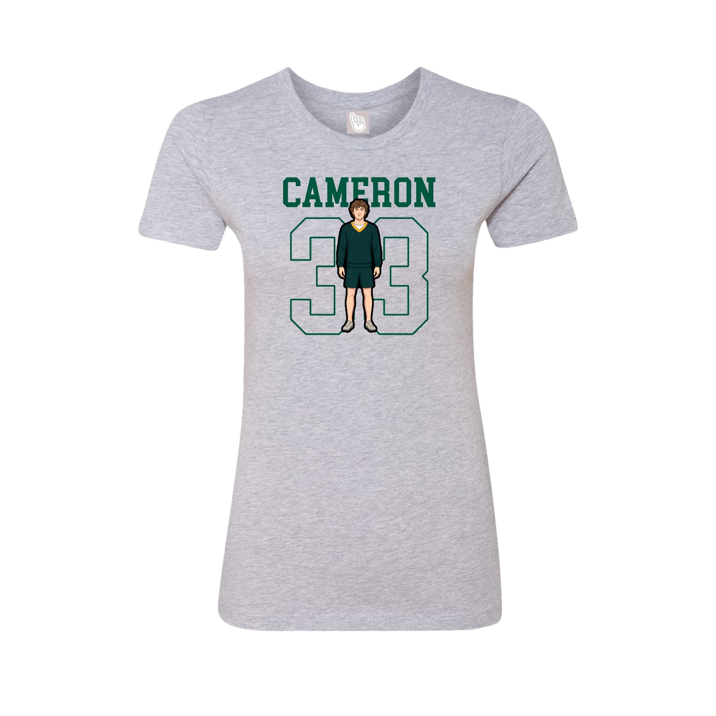 Fitted Women's Tee — Shirsey in Grey