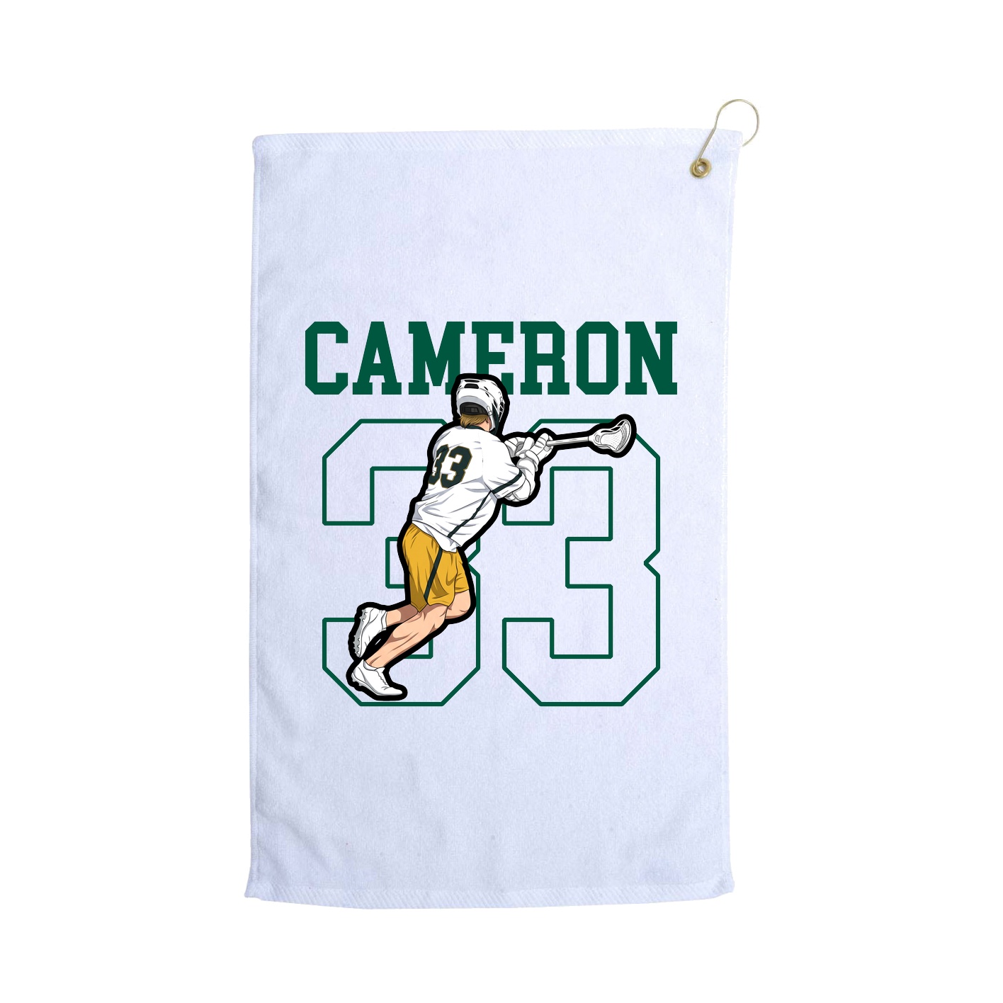 Golf Towel — Shirsey in White