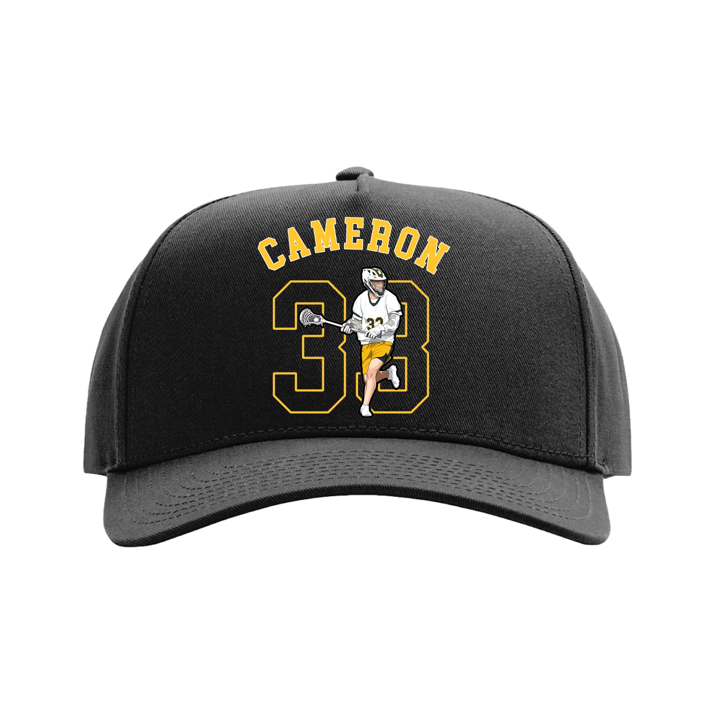 Full Fabric Five-Panel Champ Cap