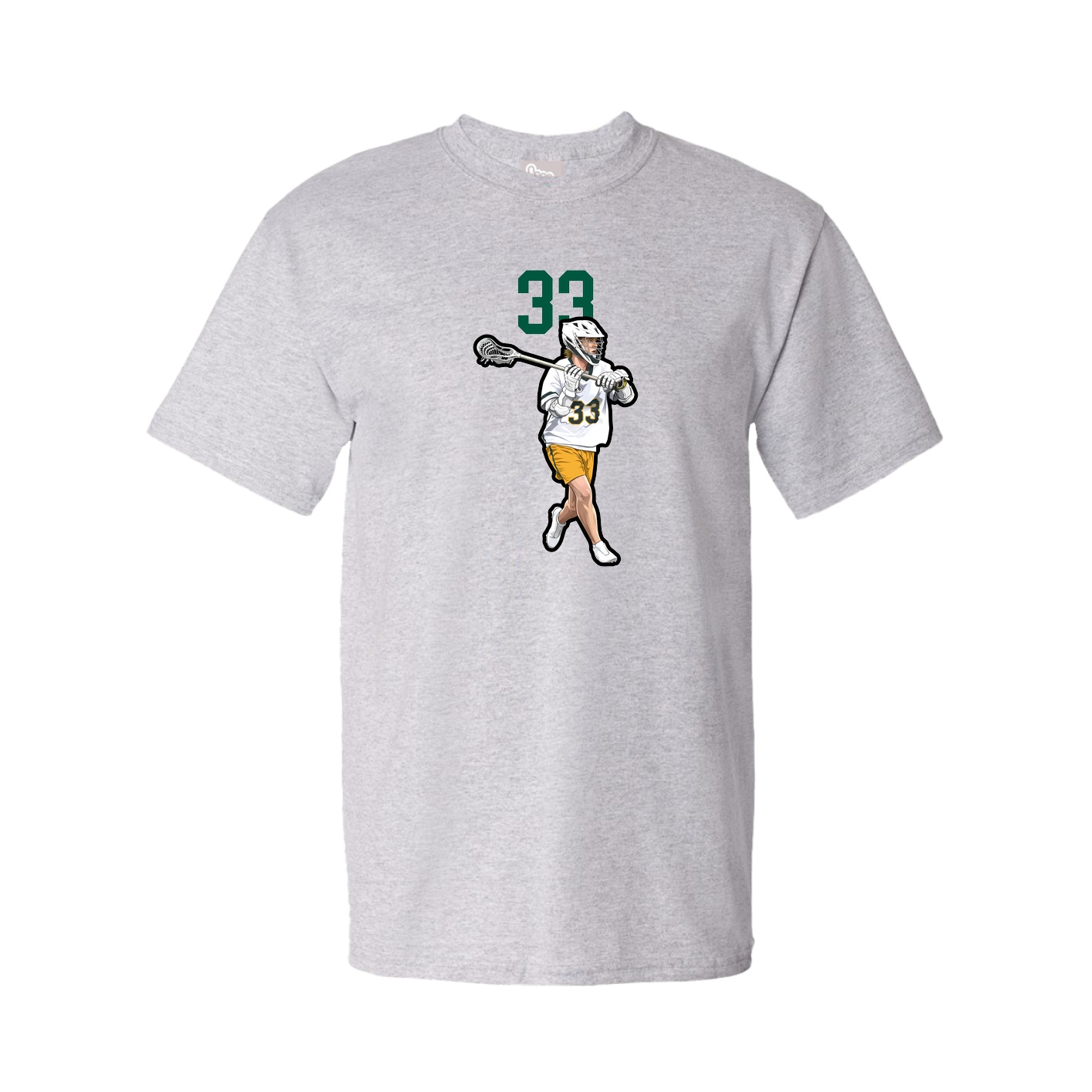 Tee — Number Top in Grey