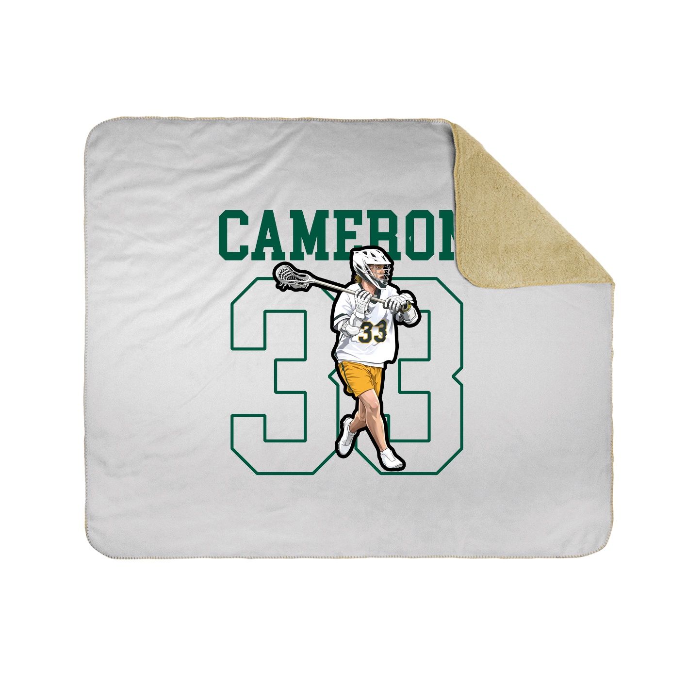 50x60 Sherpa Lined Throw Blanket