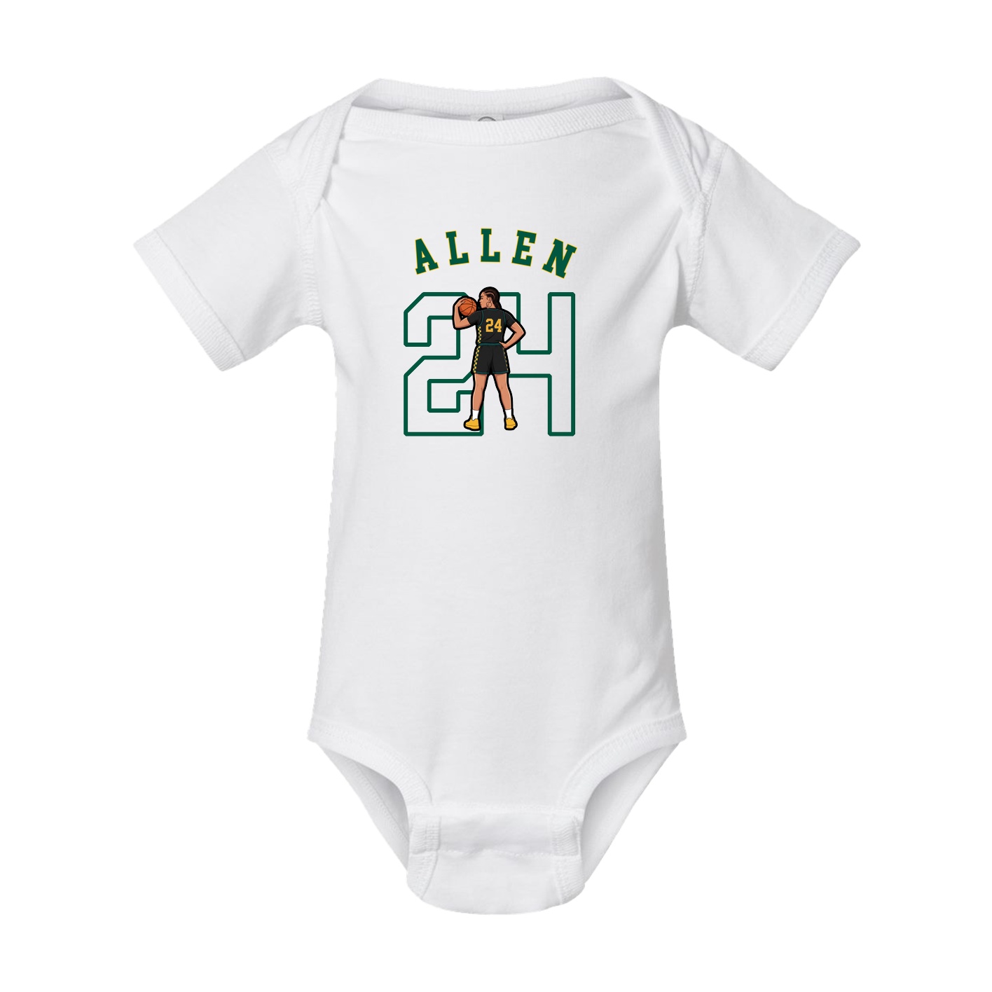 Baby Onesie — Shirsey Arch in White