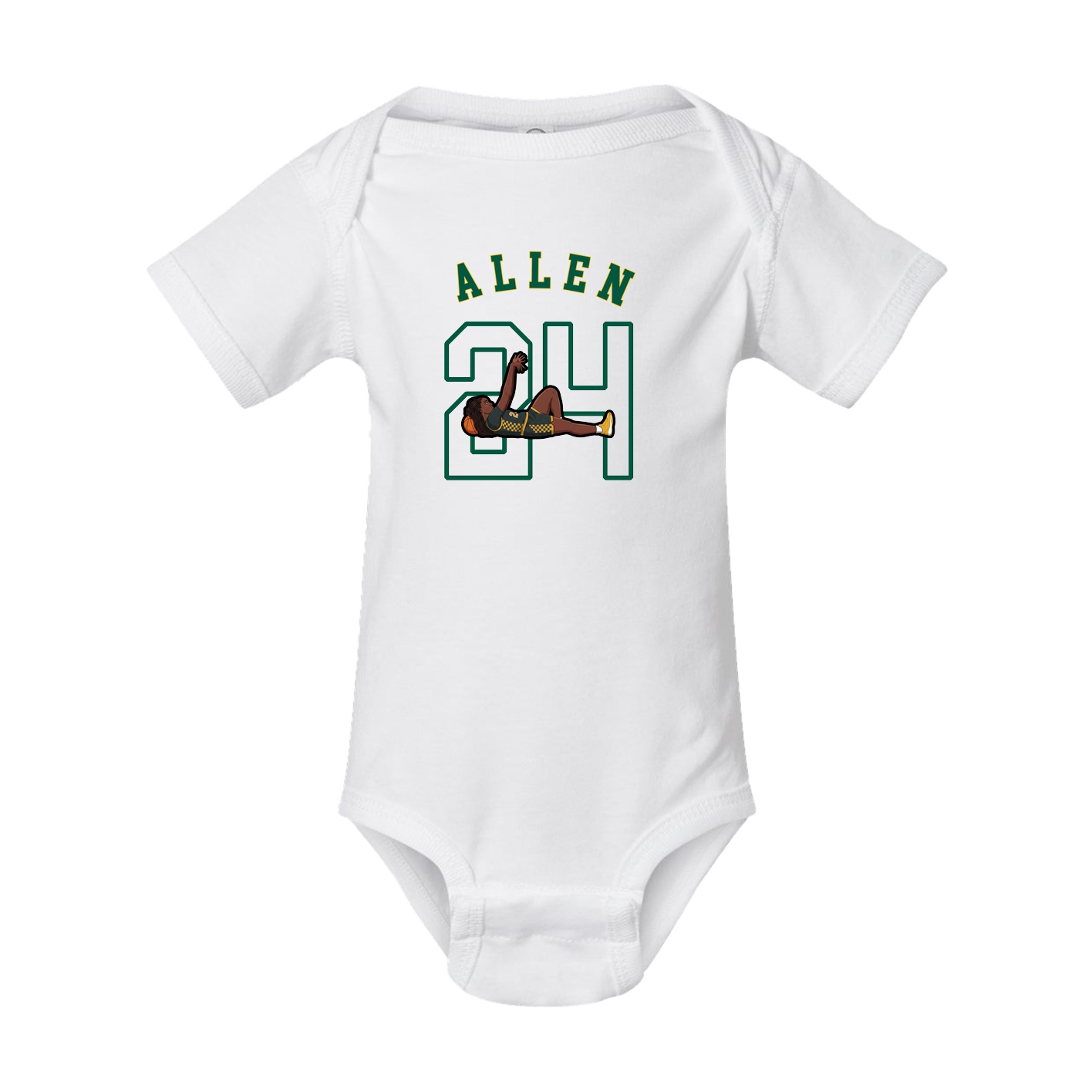 Baby Onesie — Shirsey Arch in White