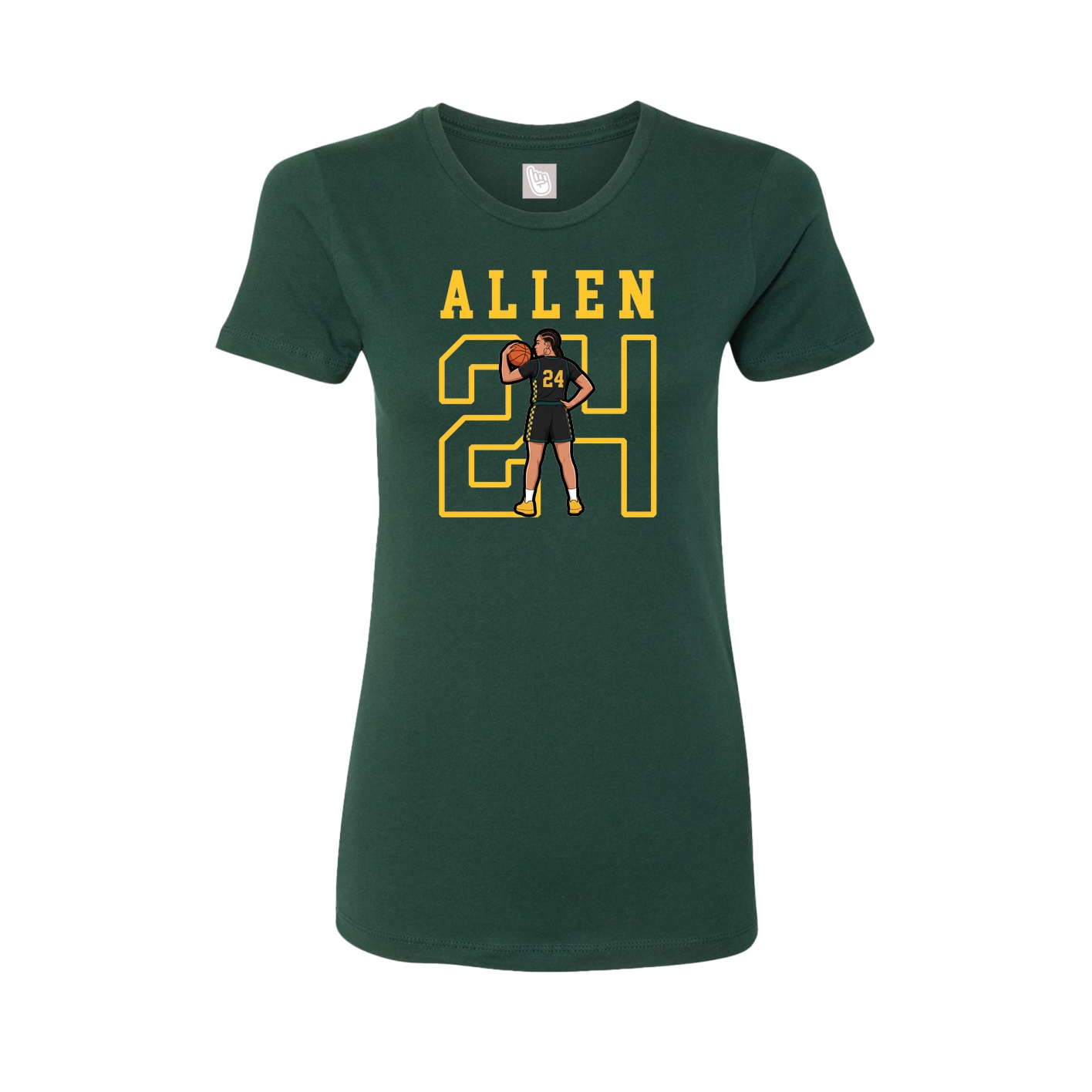 Fitted Women's Tee — Shirsey in Green