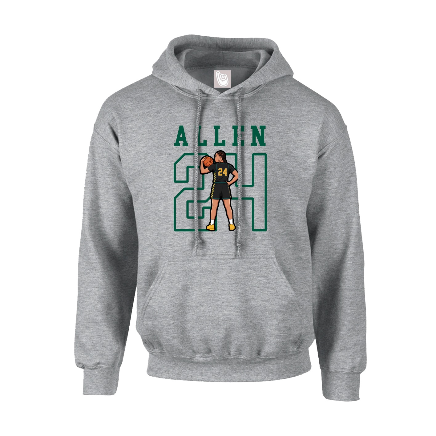 Hoodie — Shirsey in Grey