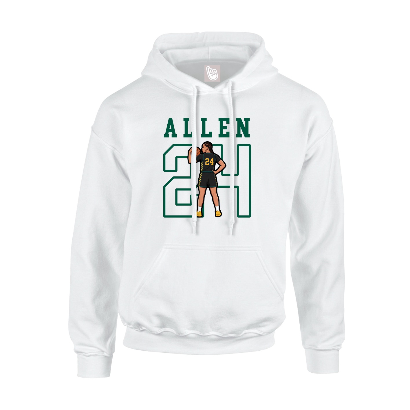 Youth Hoodie — Shirsey in White