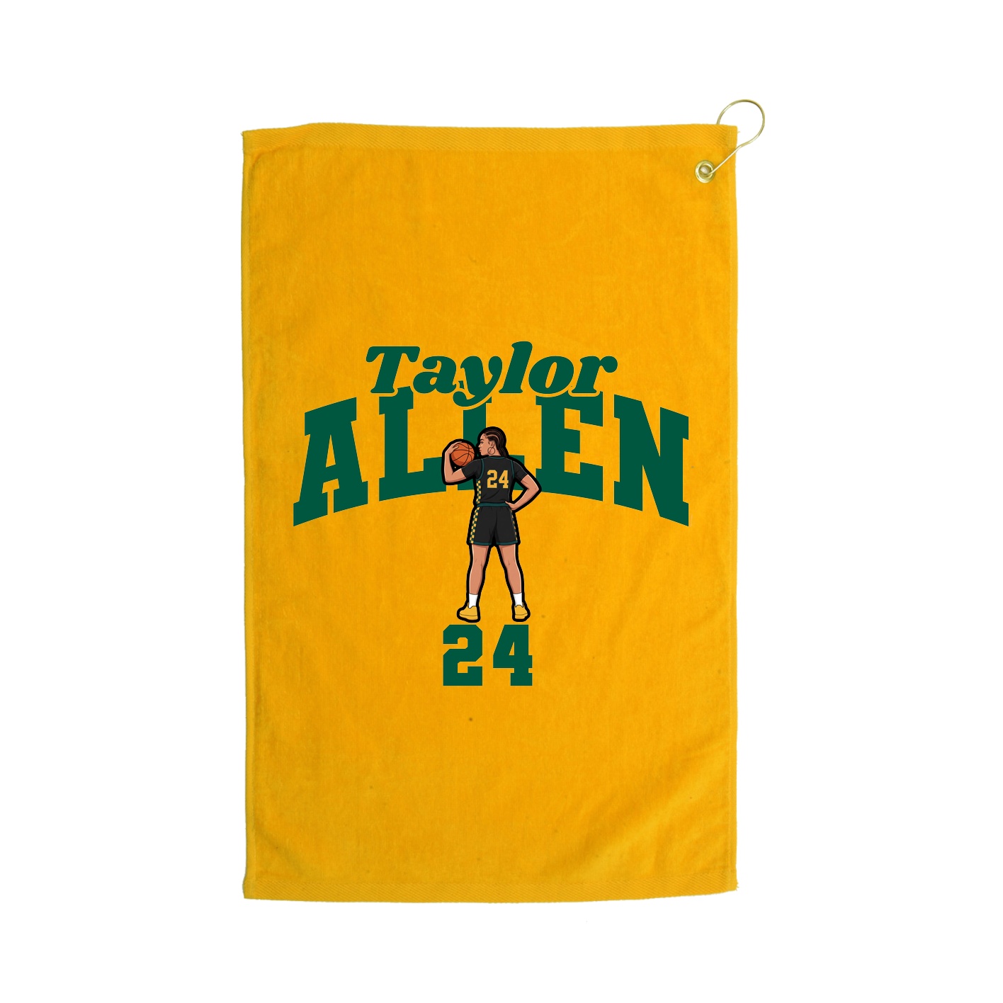 Golf Towel — Signature Arch in Gold