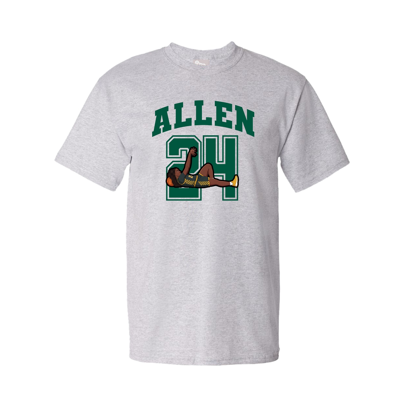 Youth Tee — Number in Grey
