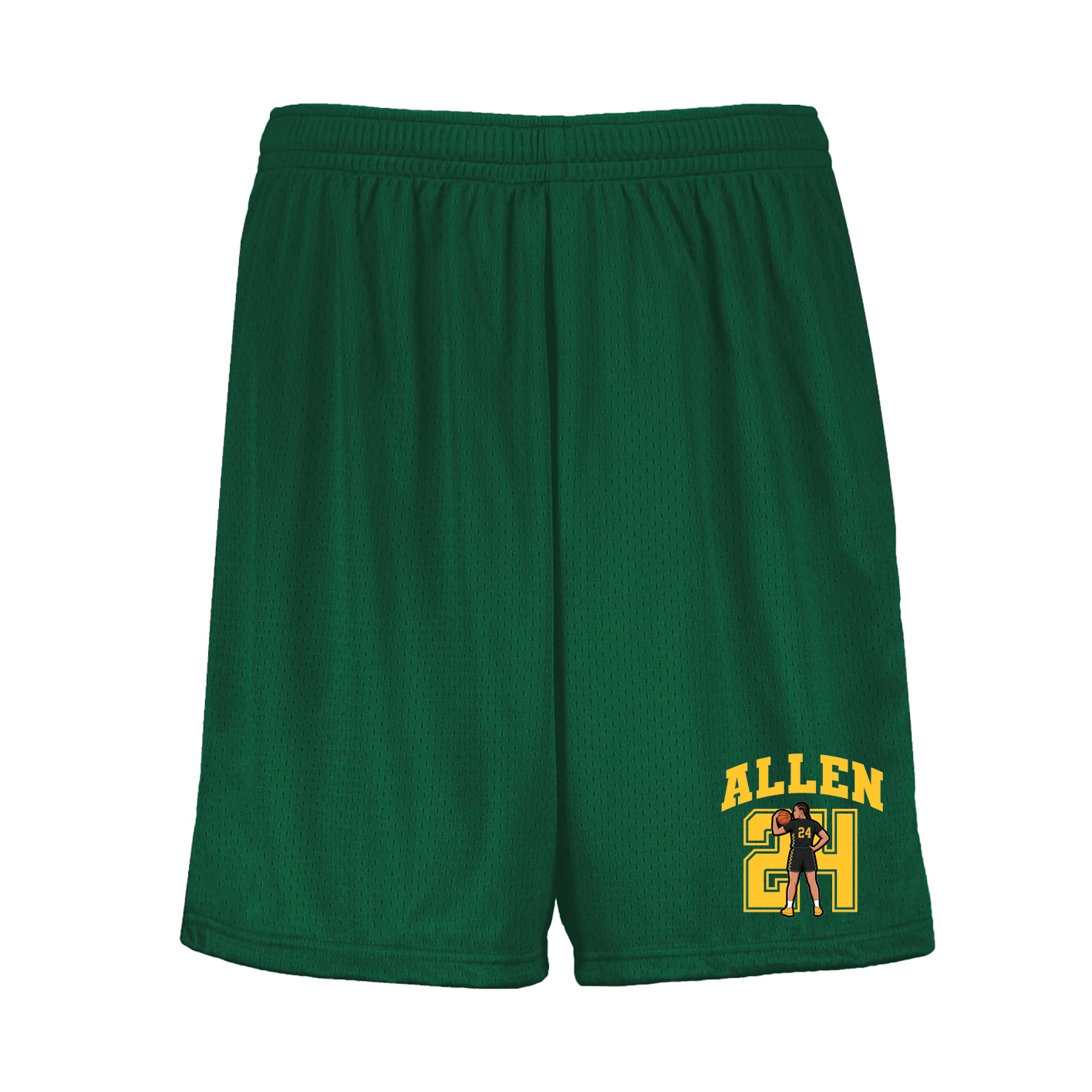 Shorts — Number in Green
