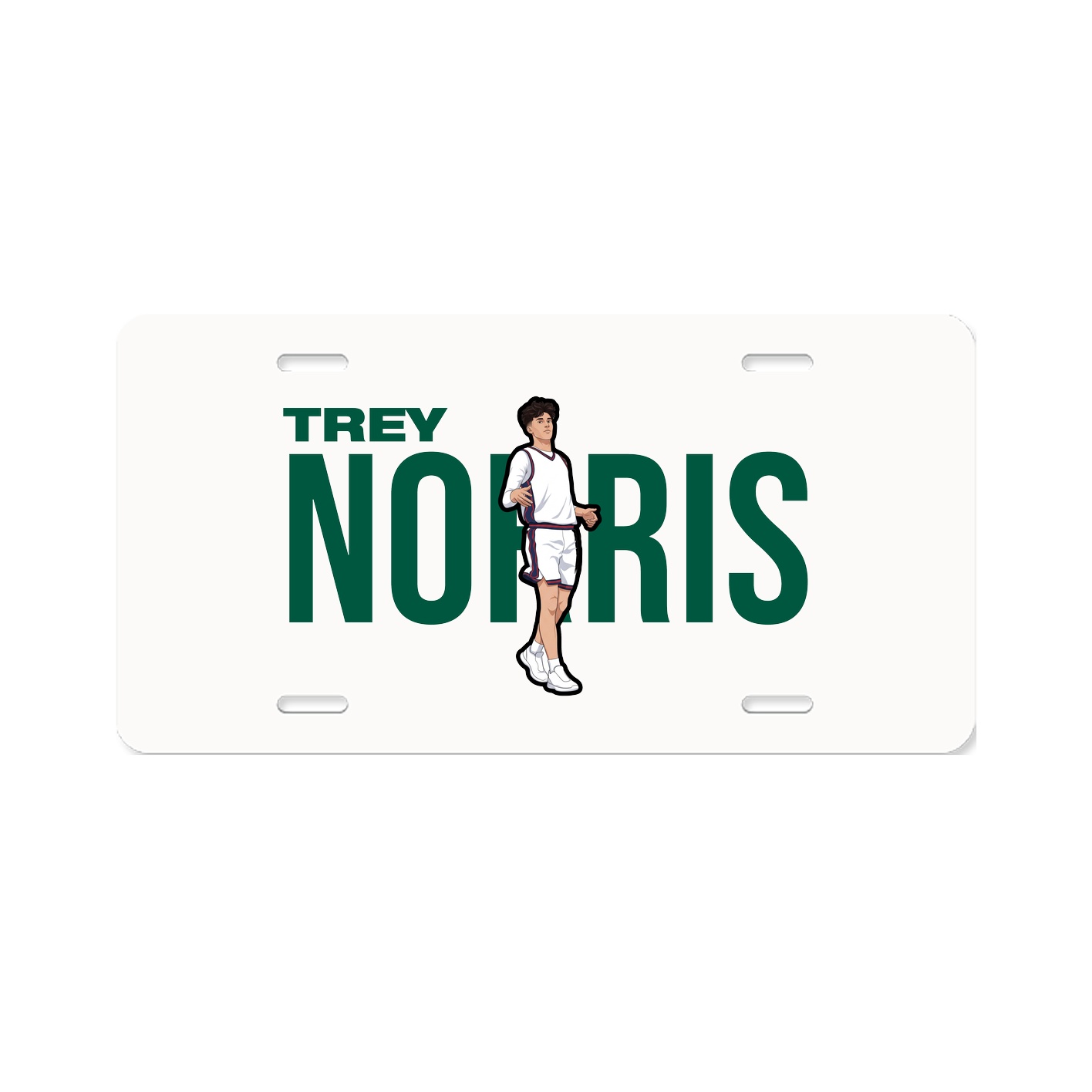 License Plate — Player Name in Classic