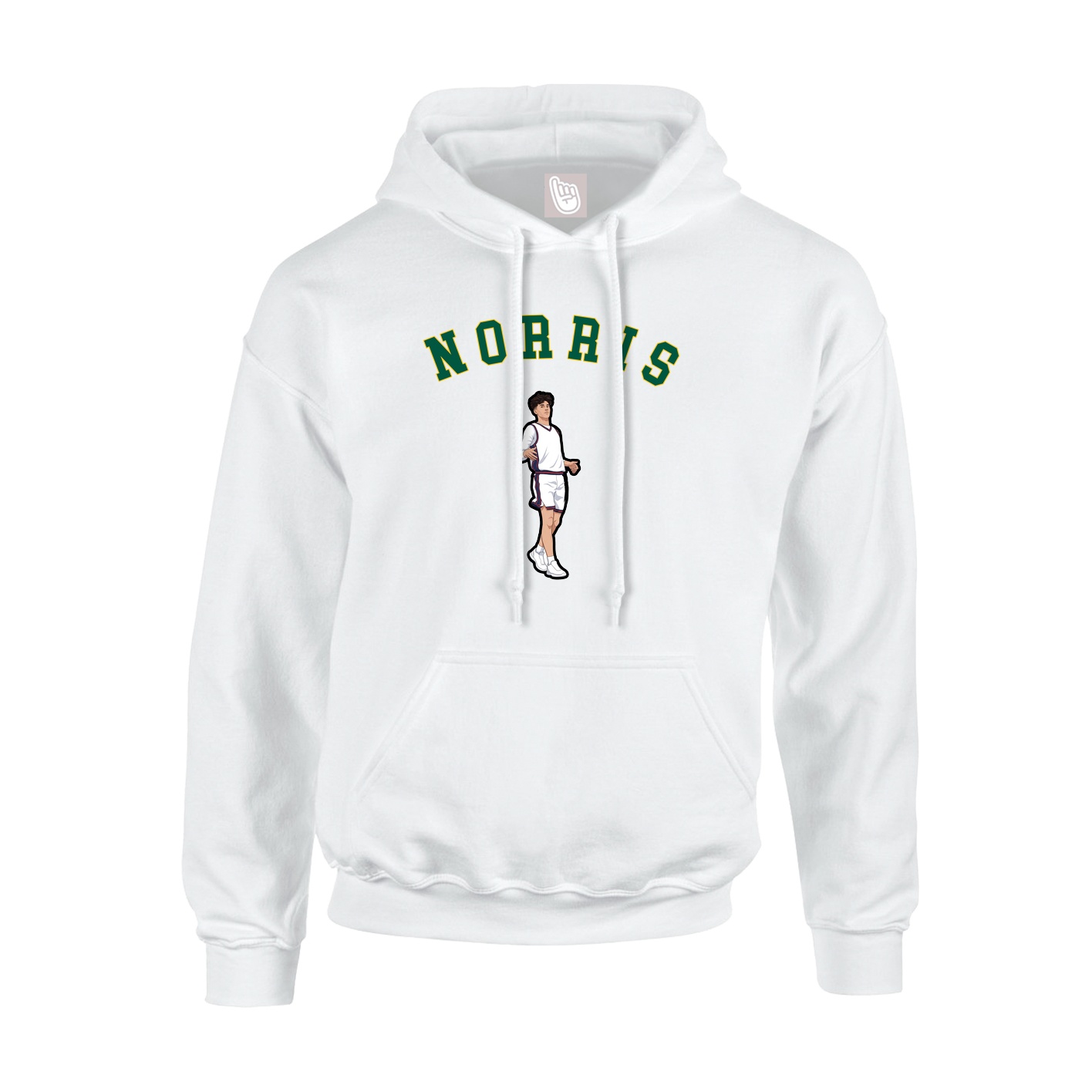 Hoodie — Shirsey Arch in White