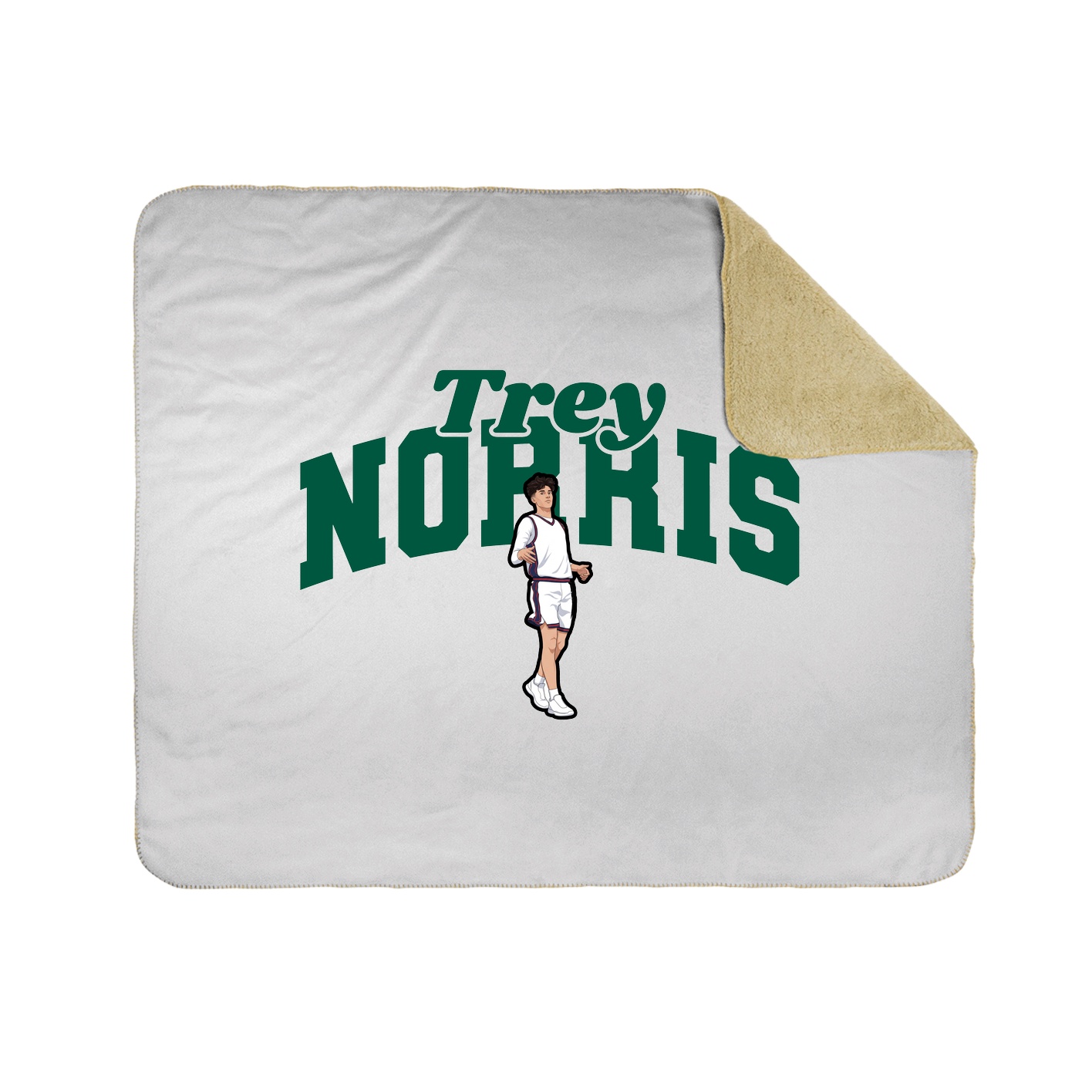 Throw Blanket — Signature Arch in White
