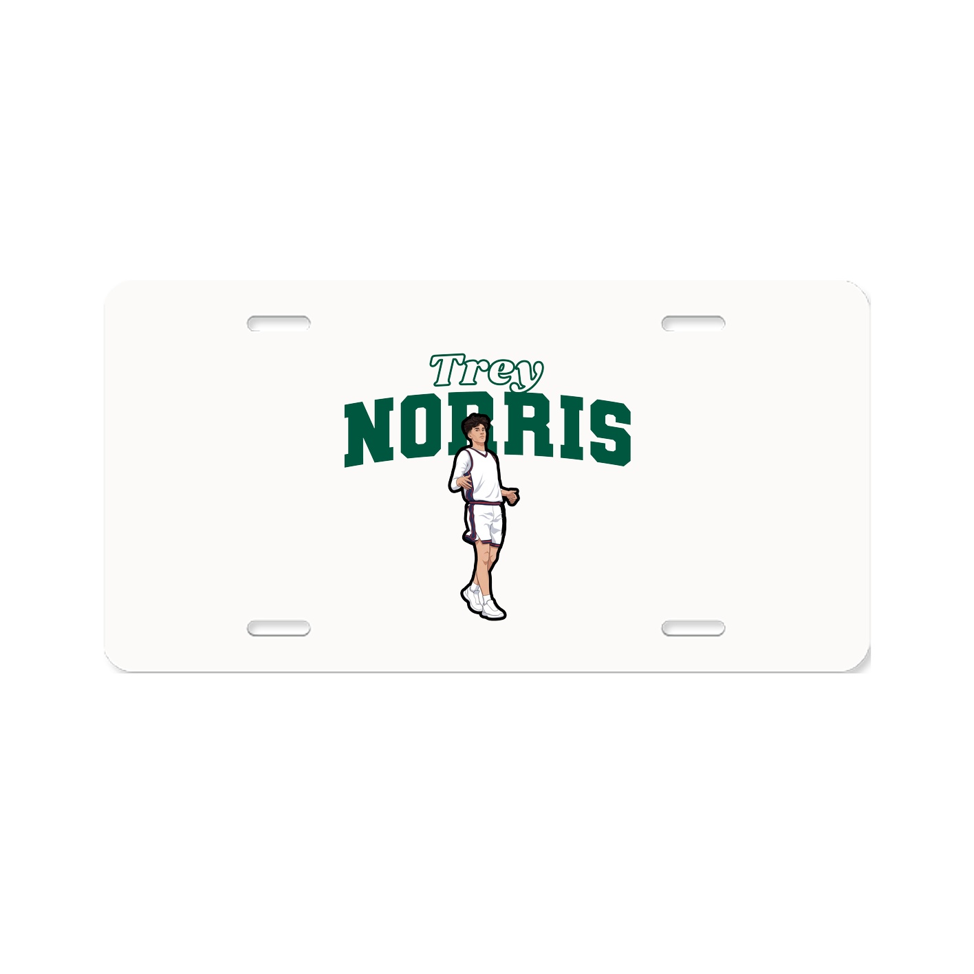 License Plate — Name Arch in Classic