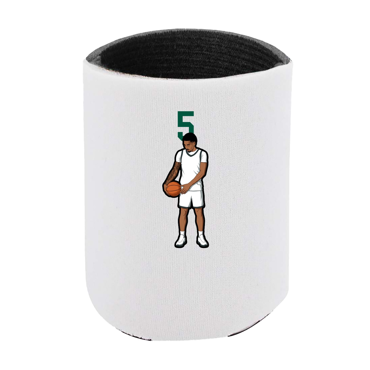 Can Holder — Number Top in White