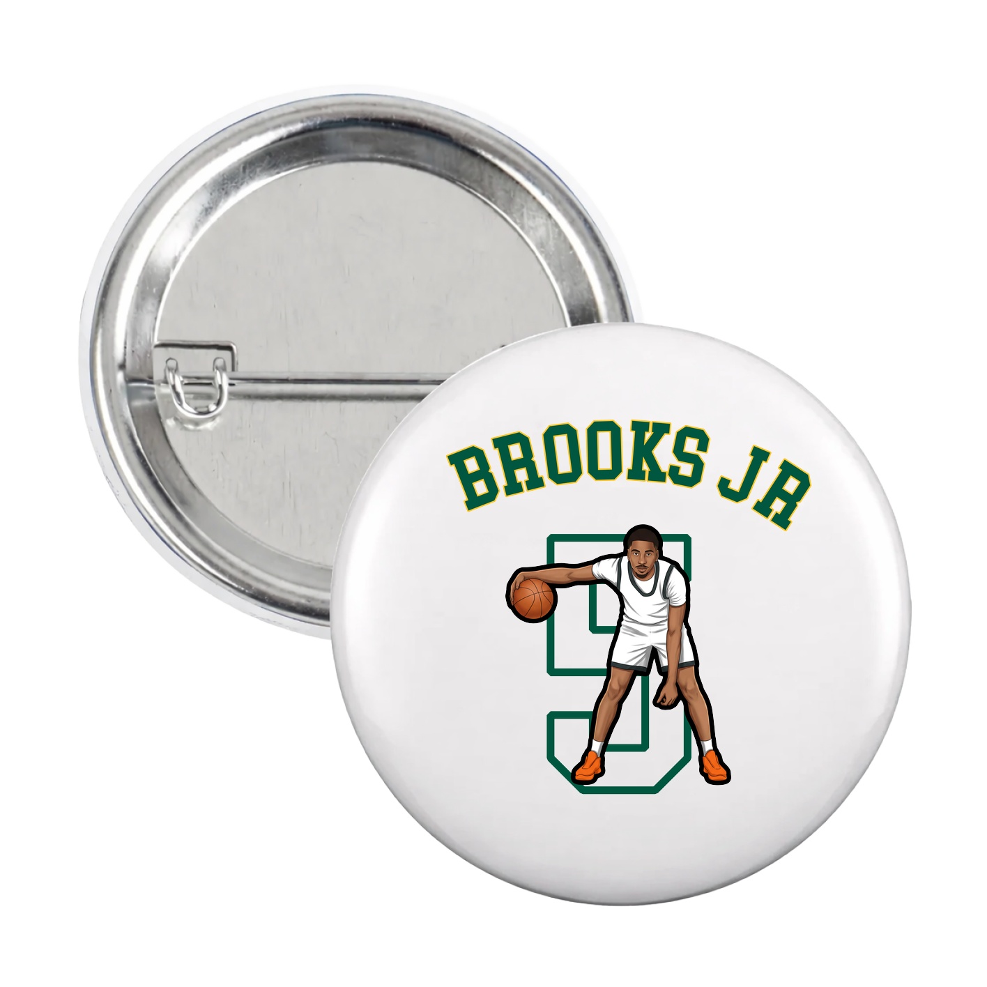 Game Day Button — Shirsey Arch in White