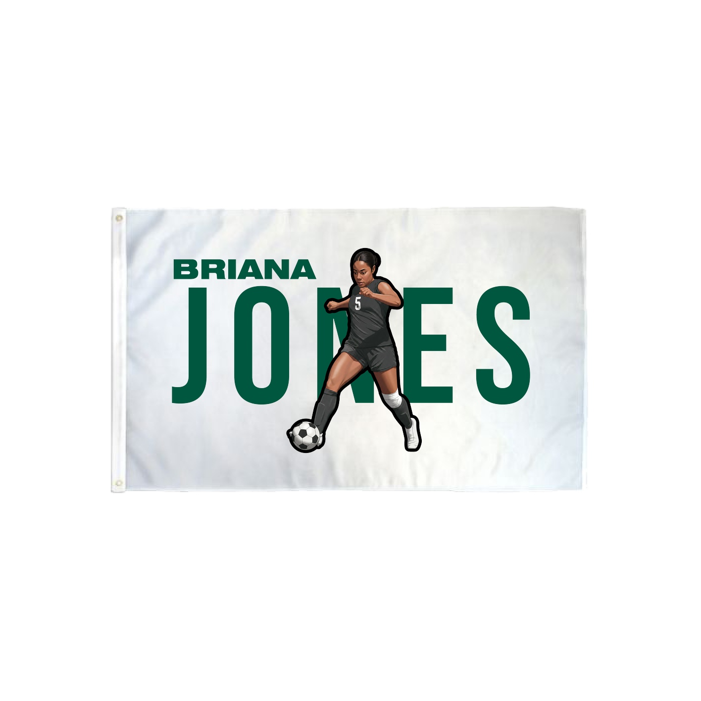 3x5 Flag — Player Name in Classic