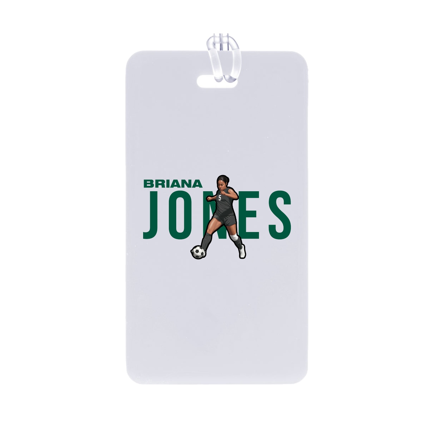 Bag Tag — Player Name in Classic