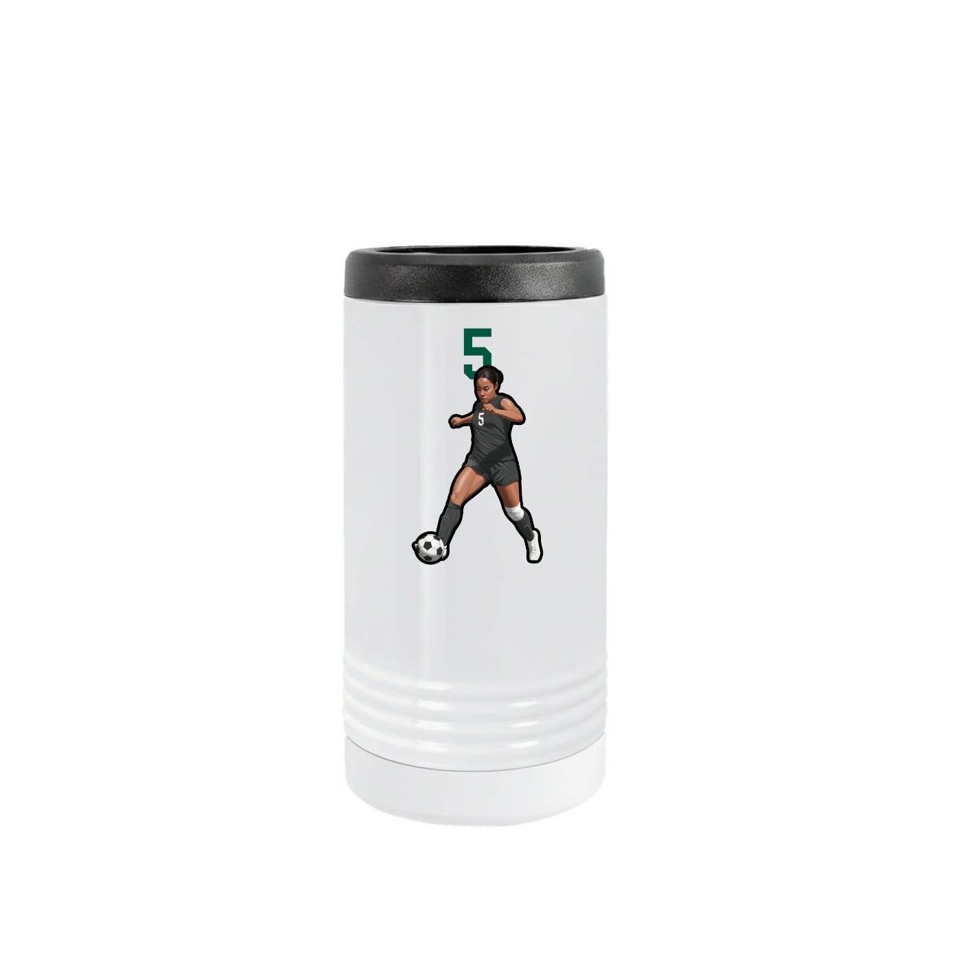 Slim Beverage Holder — Number Top in White