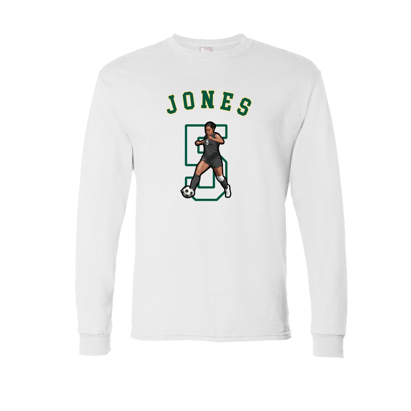 Long Sleeve Tee — Shirsey Arch in White