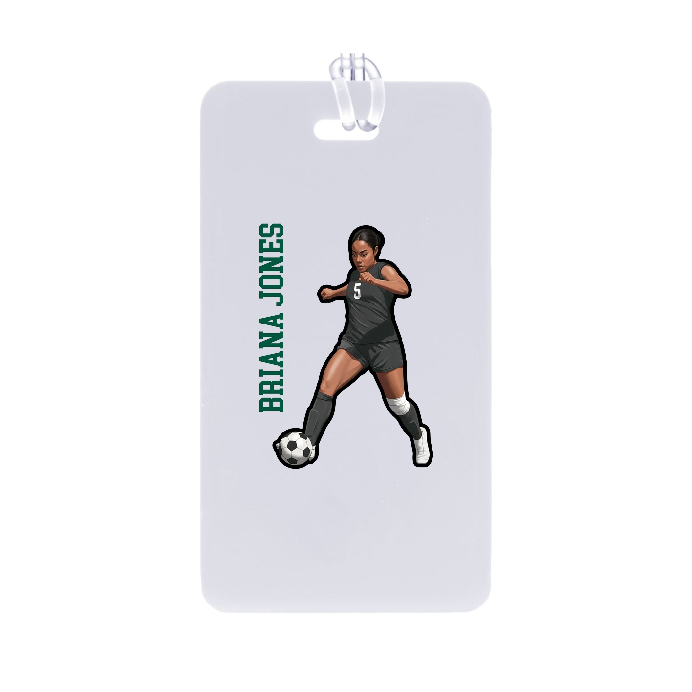 Bag Tag — Name Vertical in Classic